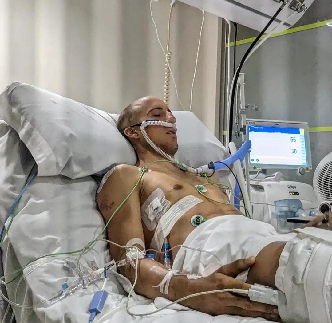 Noel, en el hospital.