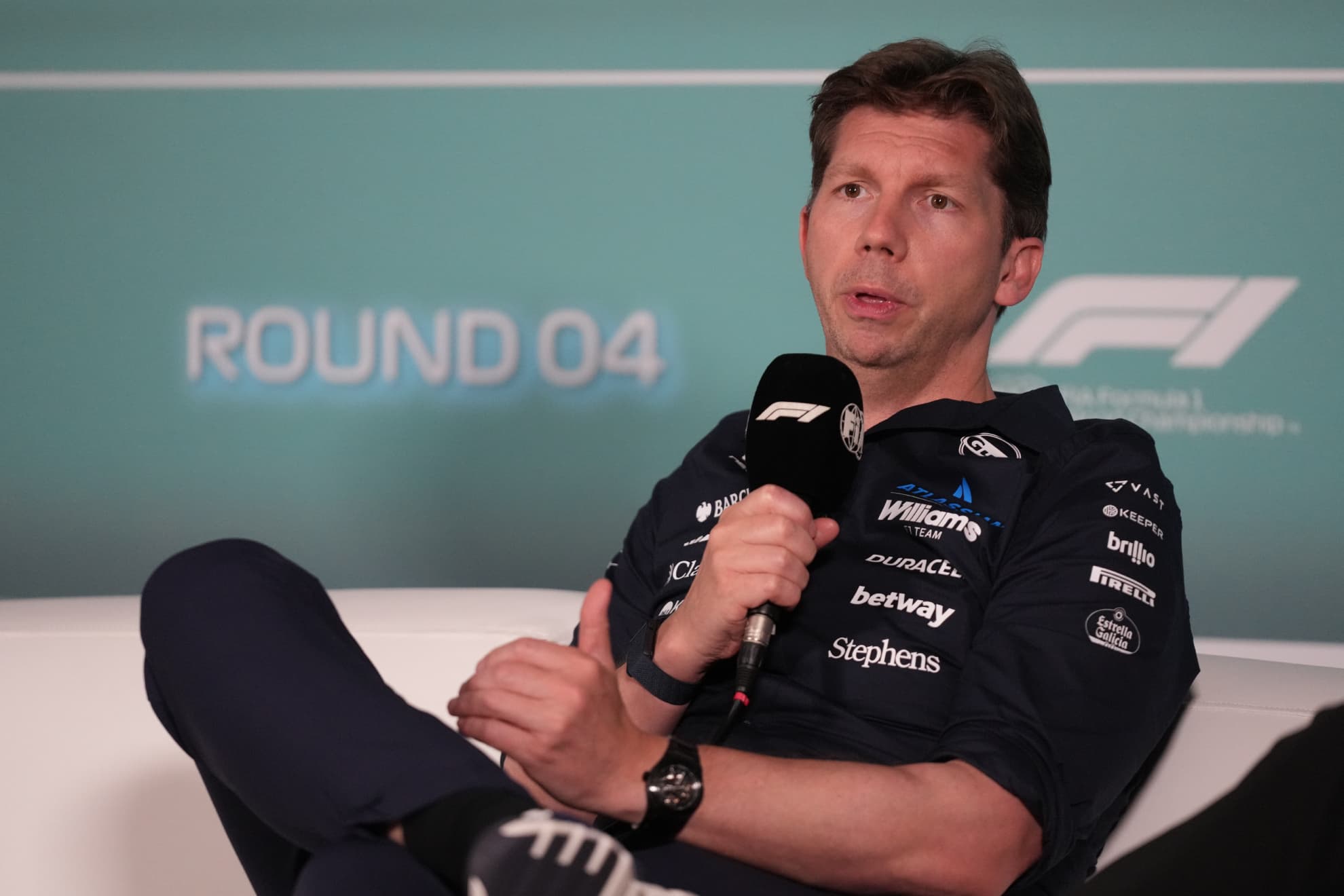 James Vowles, jefe de Williams F1, en Miami.
