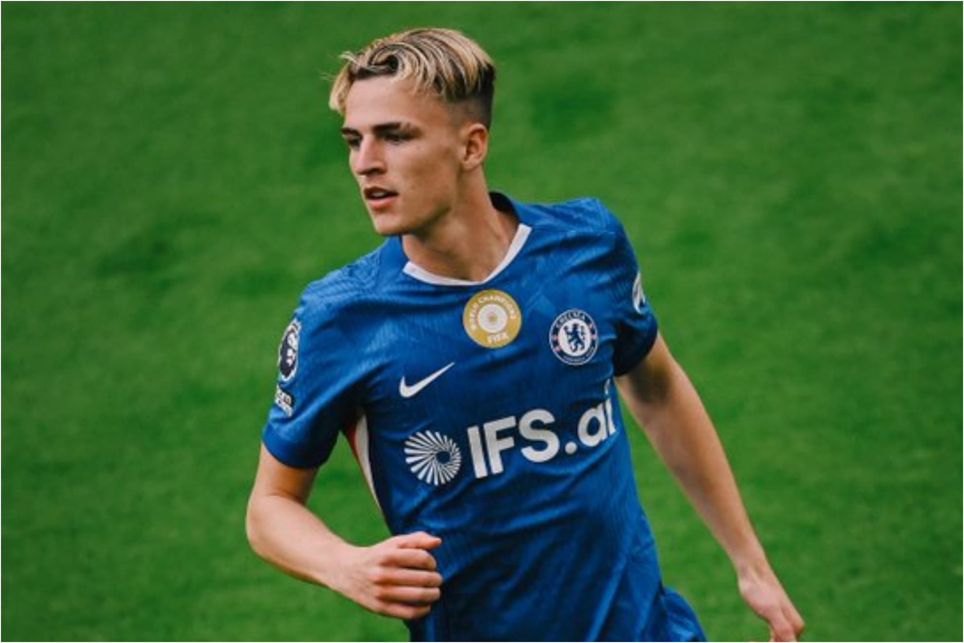 Jesse Derry, en su debut oficial con el Chelsea.