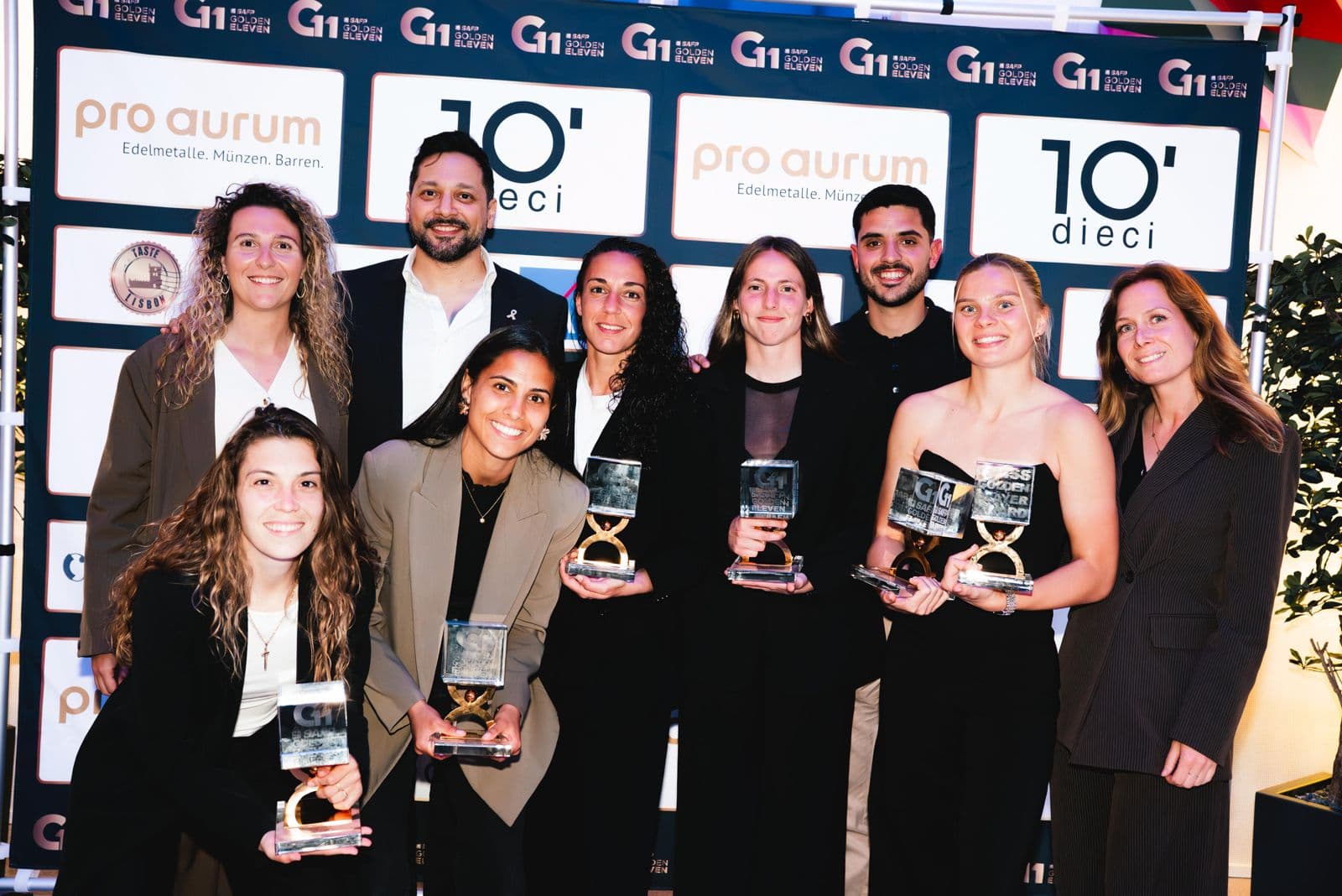 Representación del Servette en la Gala de los 'Swiss Golden Player Awards'.