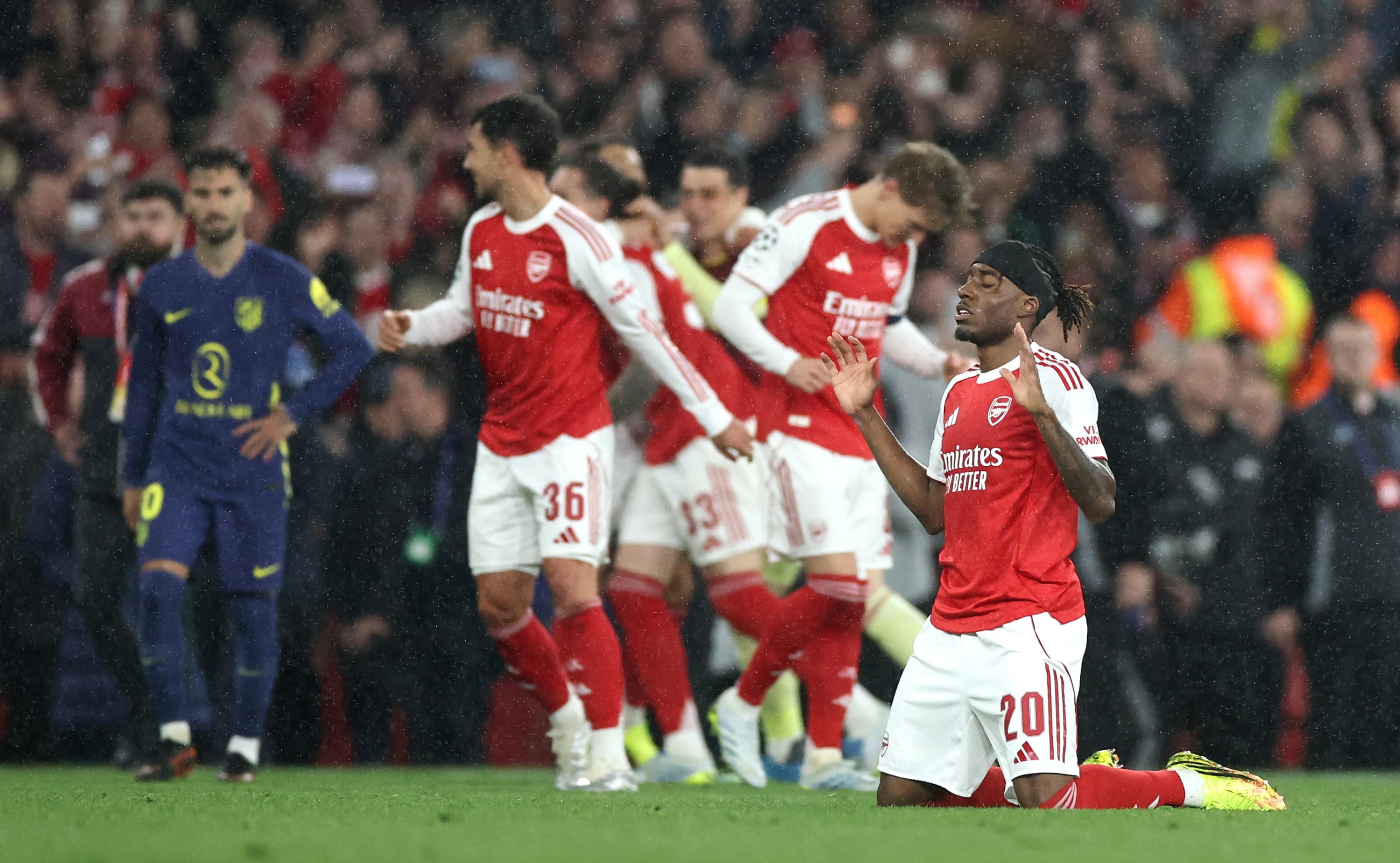 Polémica con la "exagerada" celebración del Arsenal tras ganar al Atlético: "¡La policía de las celebraciones estará al acecho!"