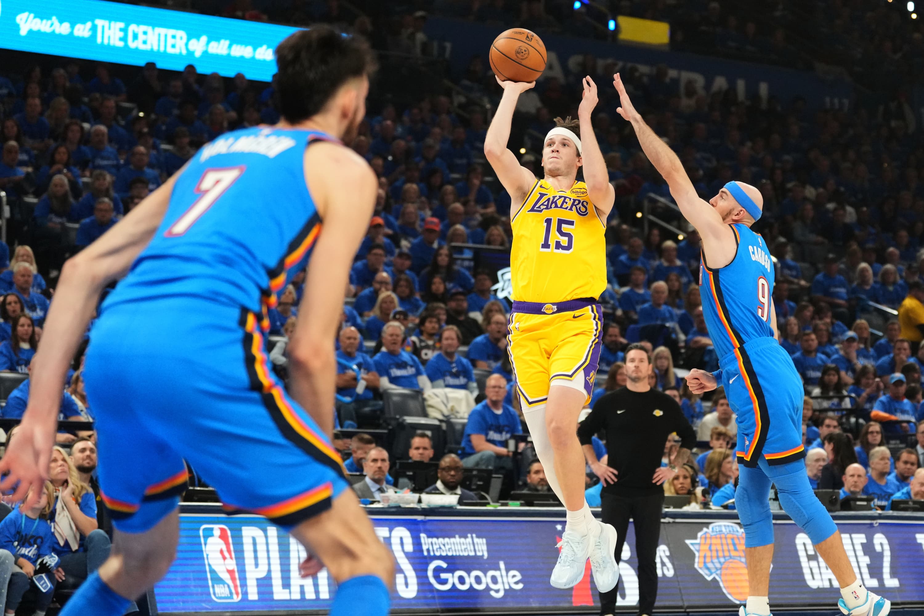 Austin Reaves tuvo la peor actuación en el tiro de un jugador de los Lakers en playoffs en los últimos 35 años
