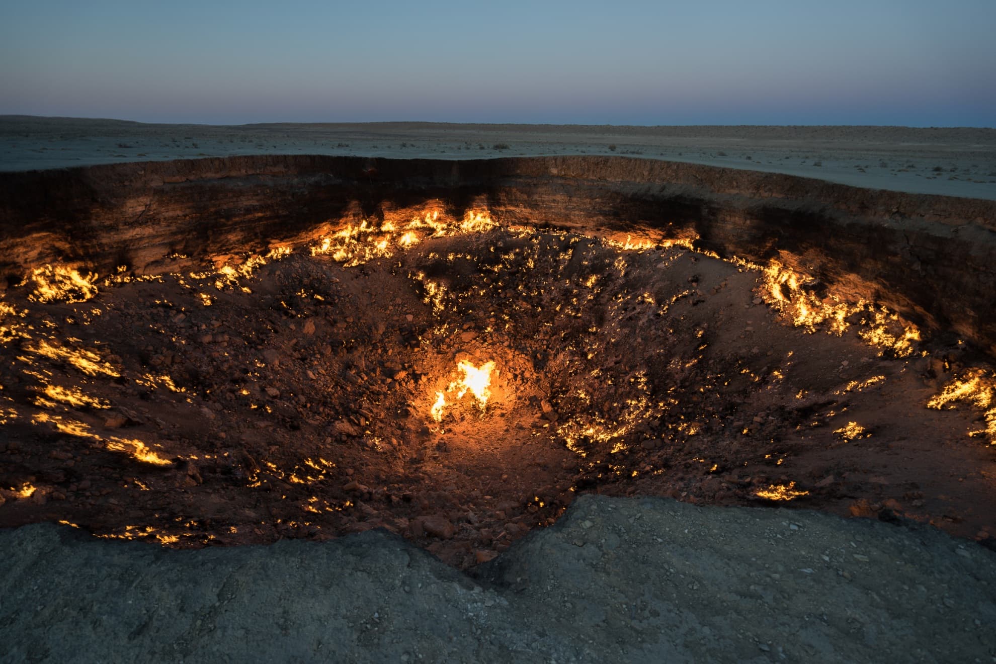 Así son las 'Puertas del Infierno', en Turkmenistán