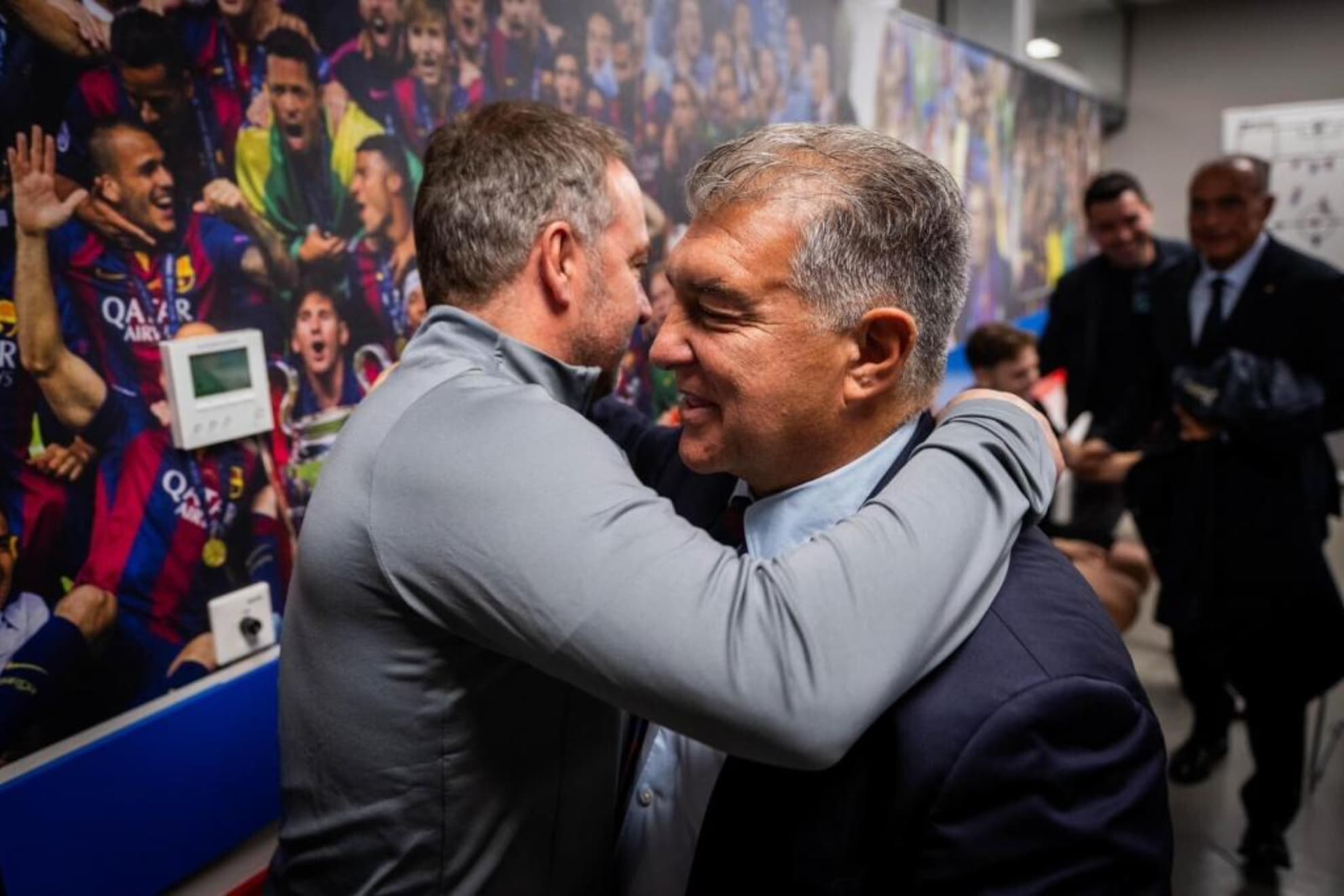 Laporta y Flick, en una imagen de archivo.