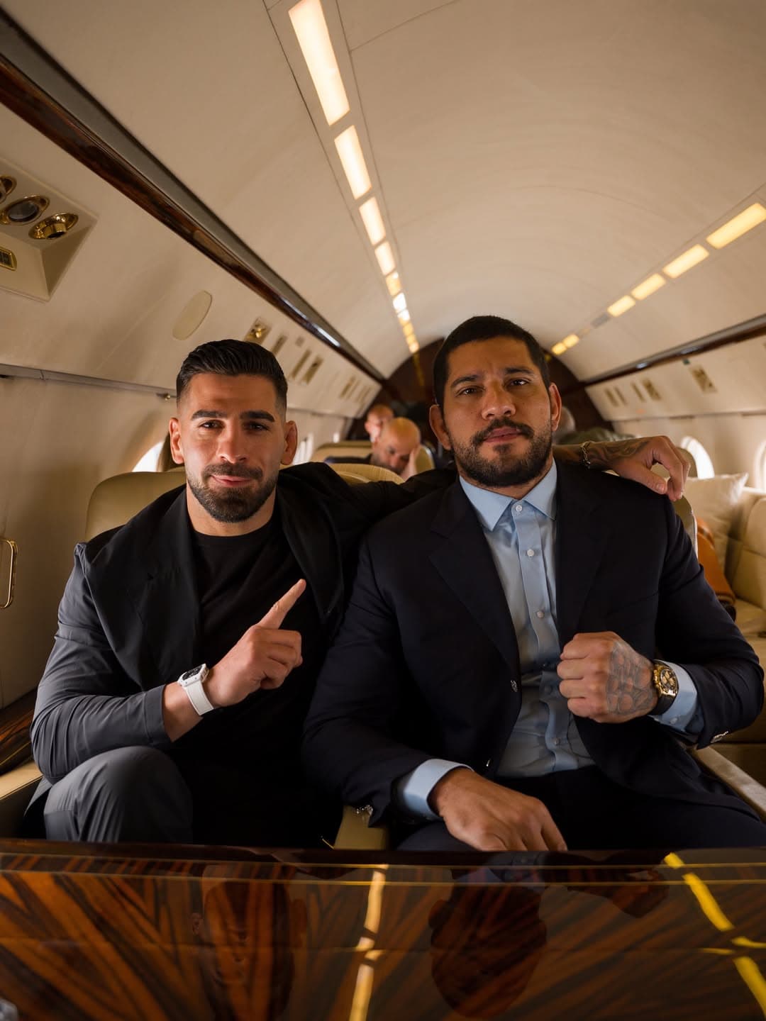 Ilia Topuria y Alex Pereira, estrellas de la UFC.