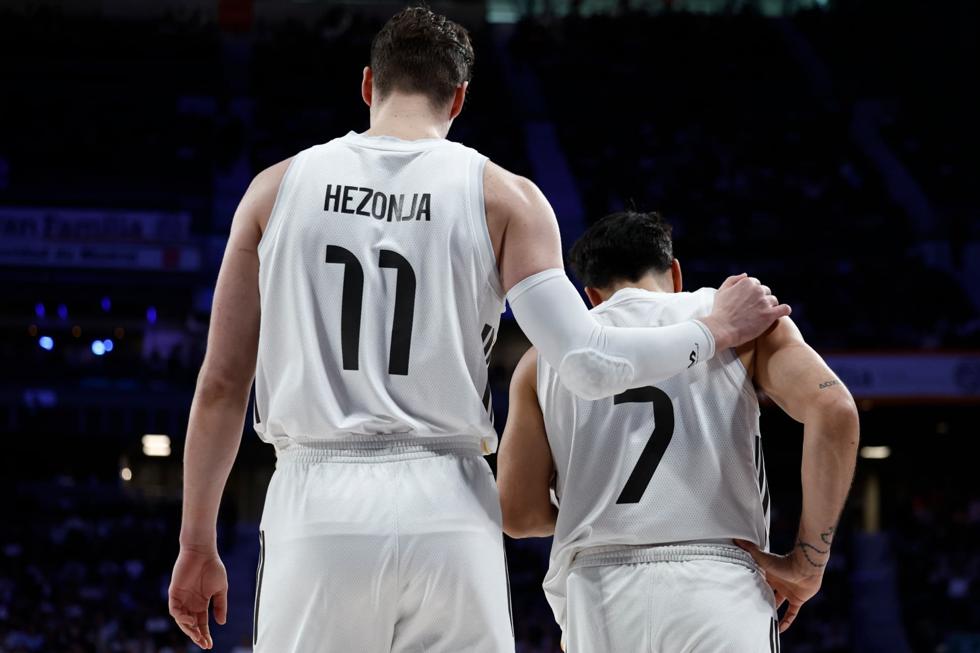 Hezonja y Campazzo, durante un partido de esta temporada.