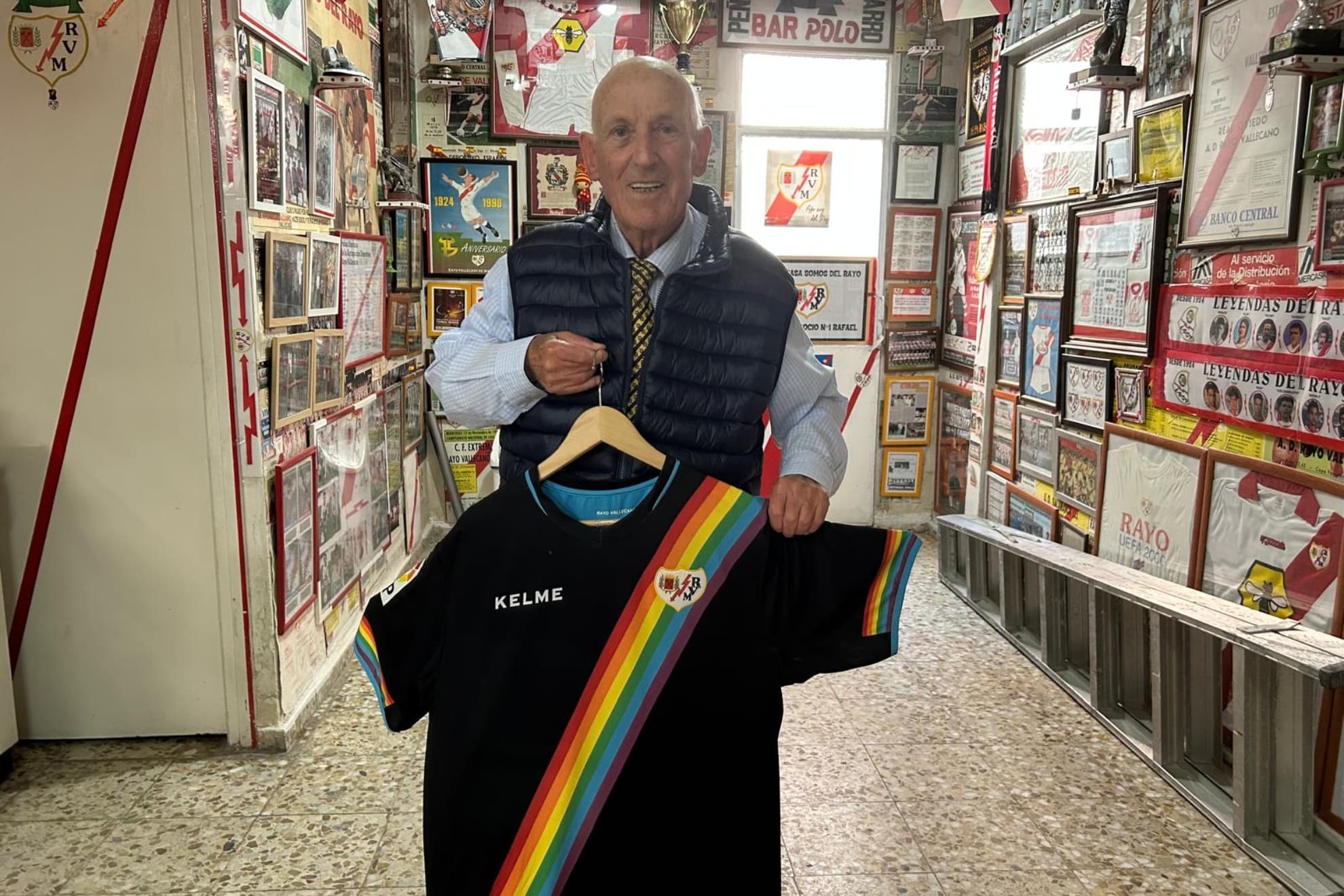 Rafa Garrido, el socio número uno del Rayo.