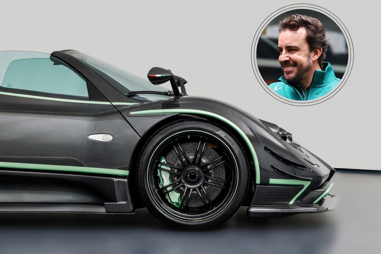 Alonso se ha dejado ver en Mónaco en un nuevo súper coche
