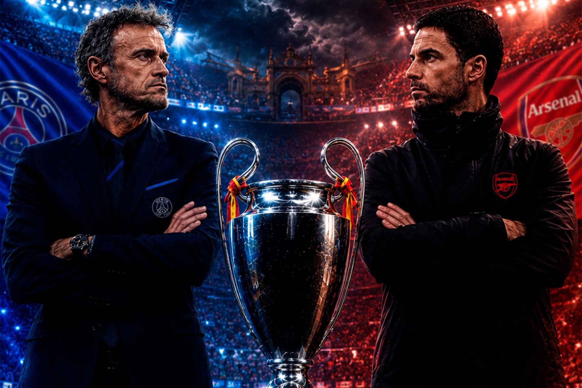 Luis Enrique vs Mikel Arteta