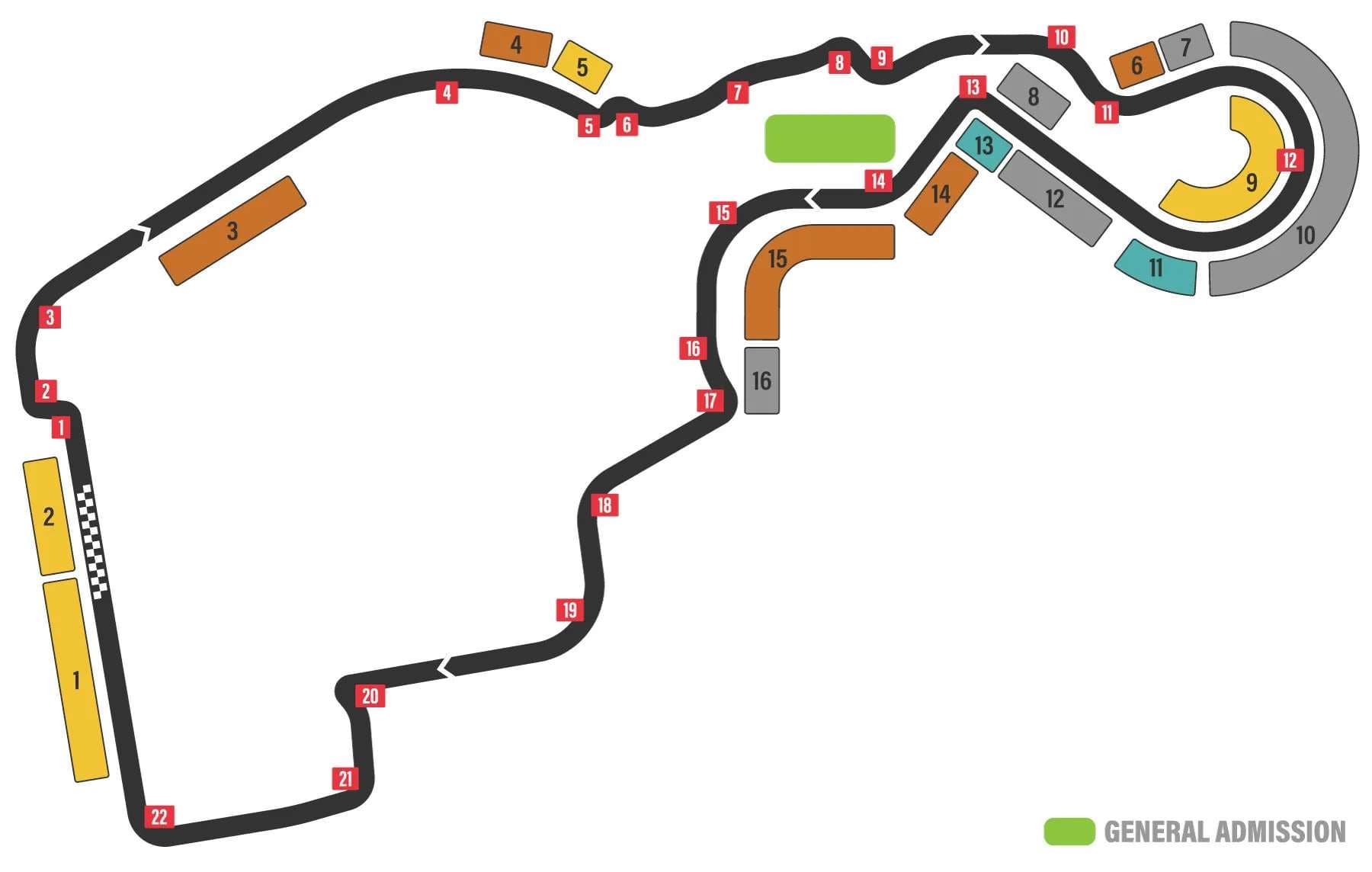 El trazado de Madring para el GP de España 2026.