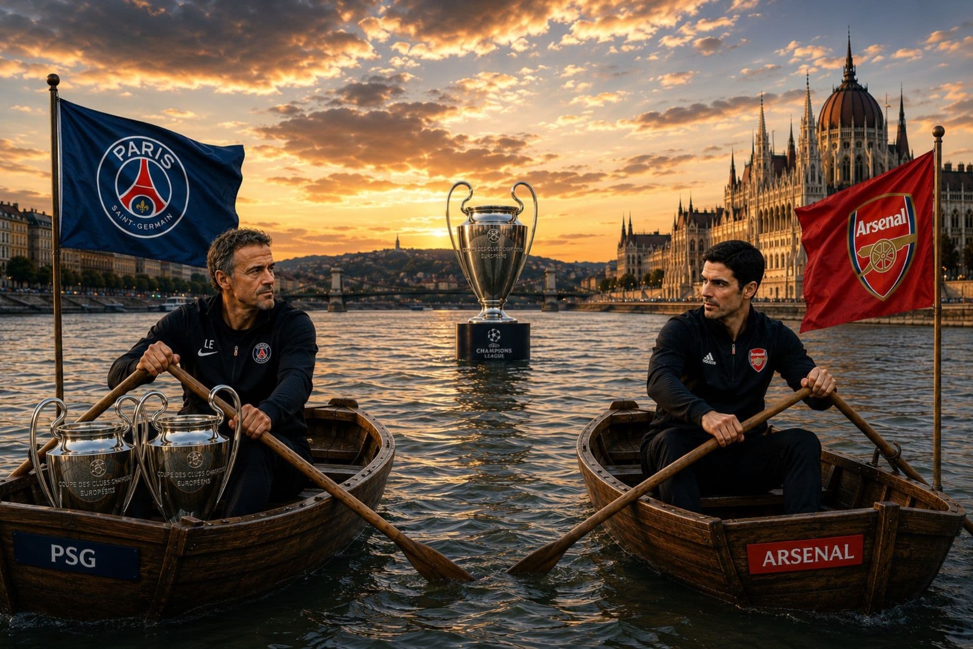 Luis Enrique y Mikel Arteta