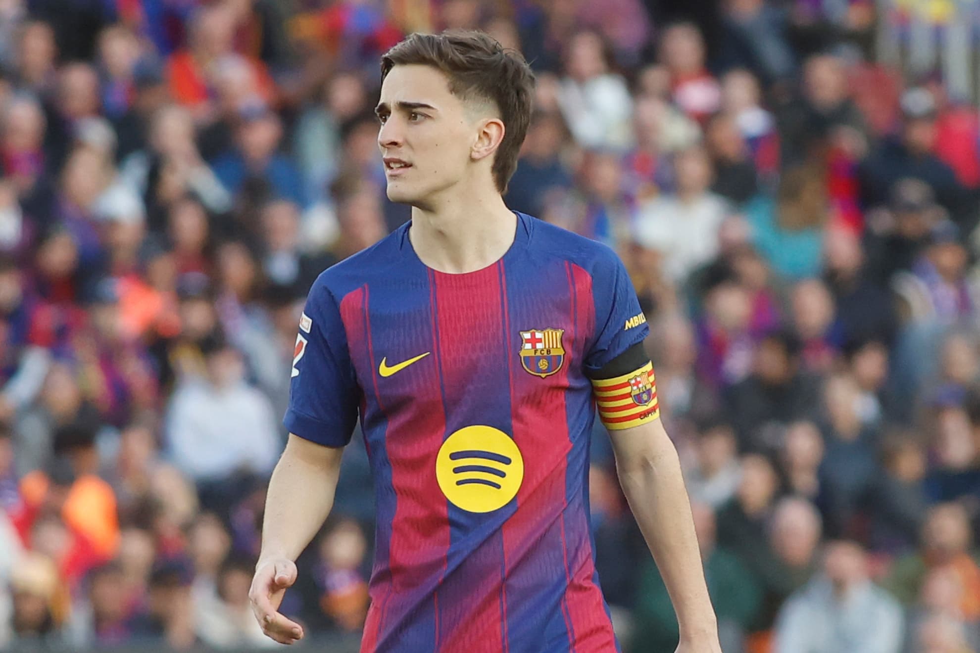 Gavi, jugador del Barcelona.