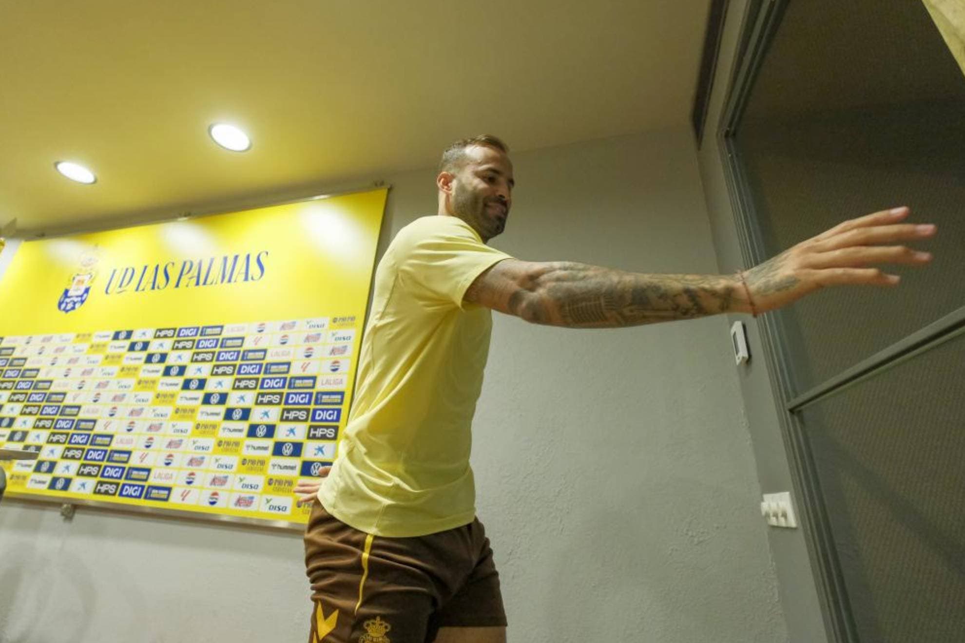 Jesé, en la sala de prensa.