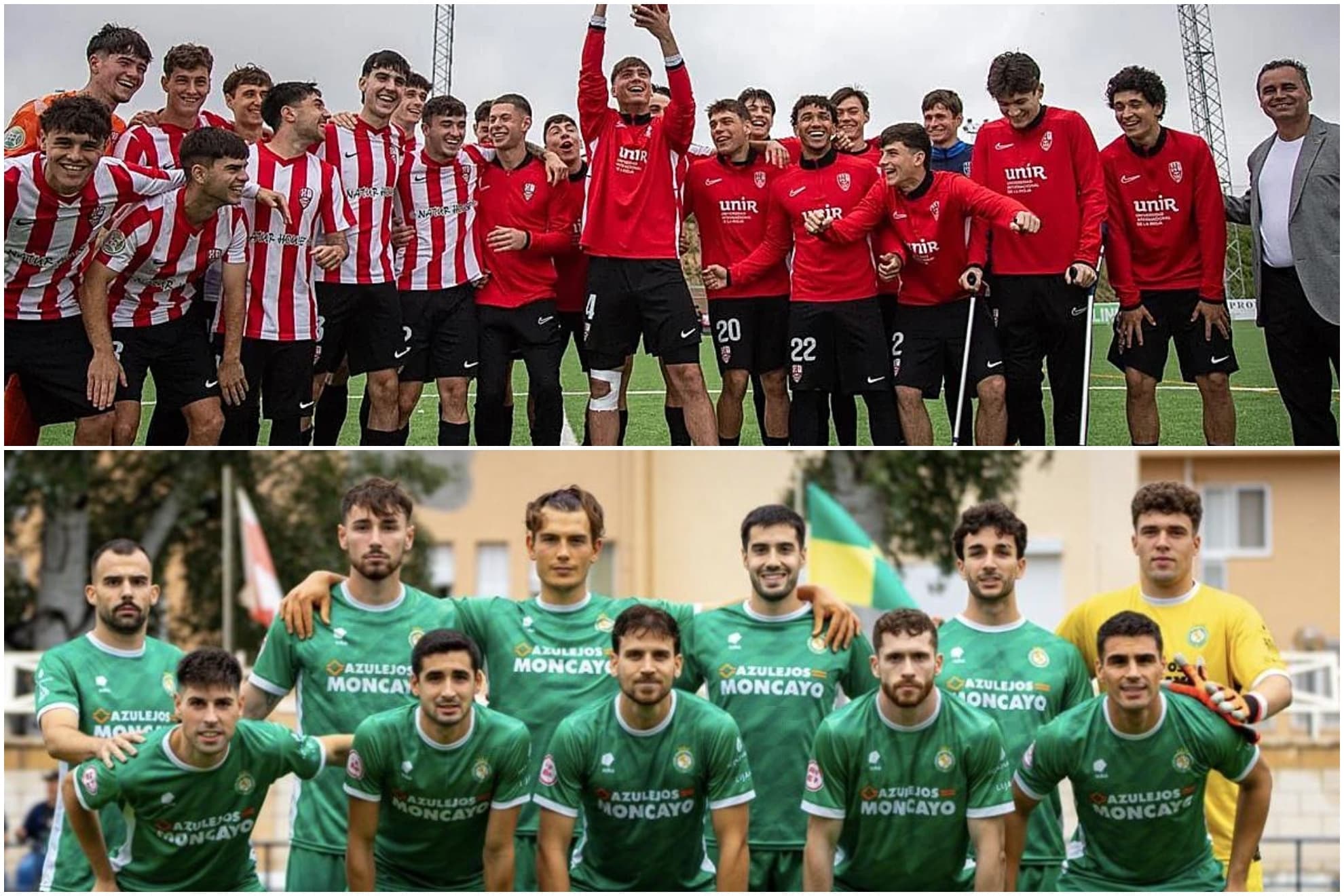 UD Logroñés 'B' y CD Cuarte, los dos únicos equipos invictos de España