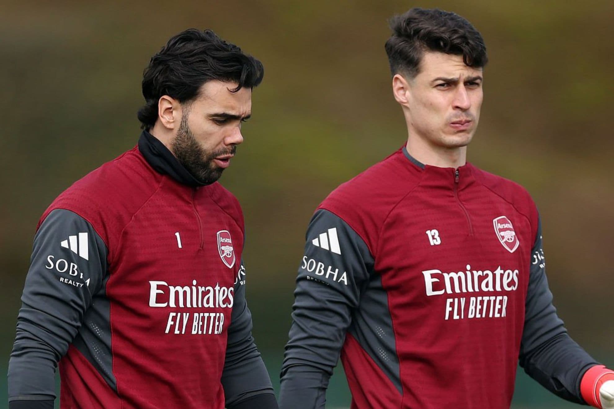 David Raya y Kepa Arrizabalaga