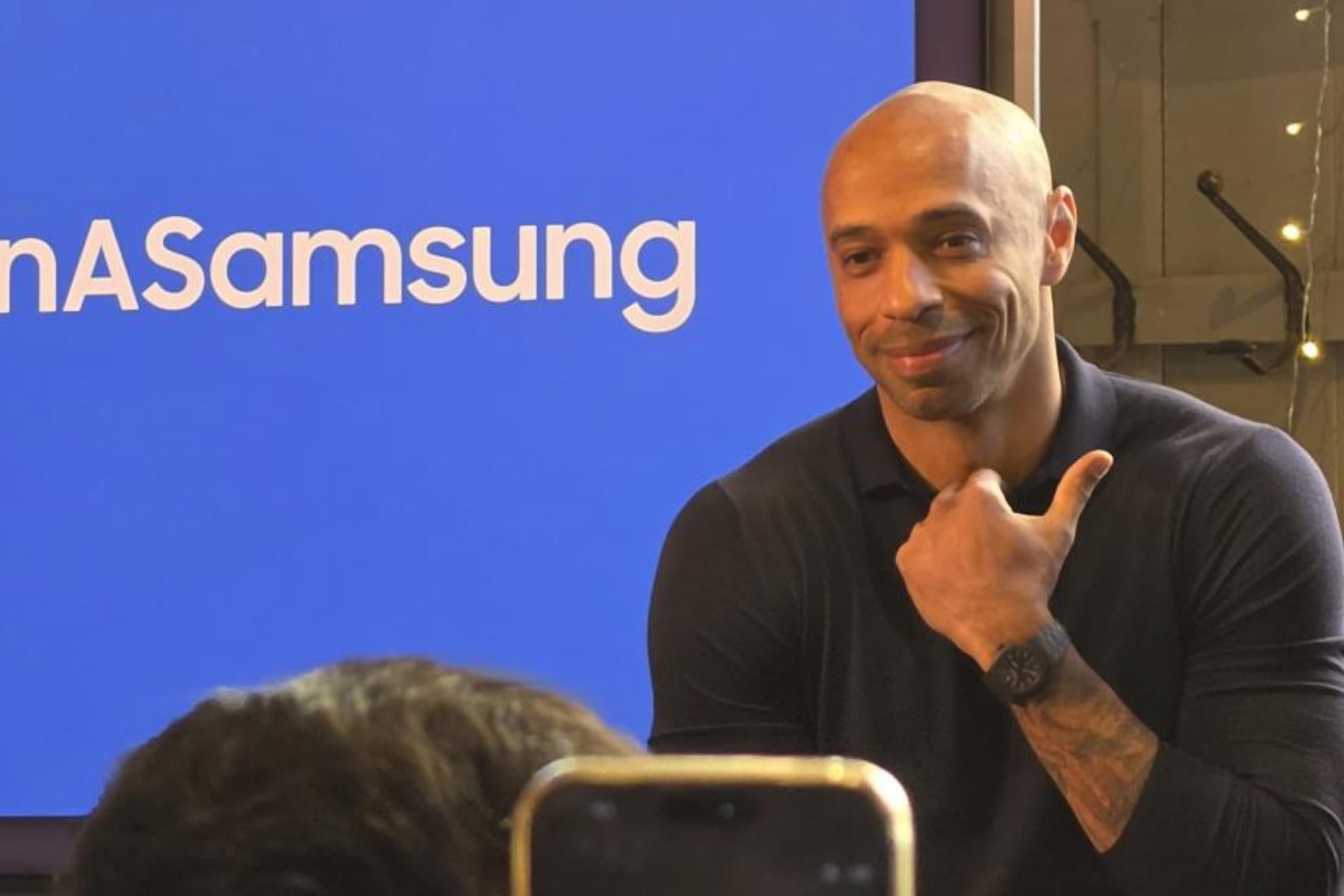 Thierry Henry y Samsung