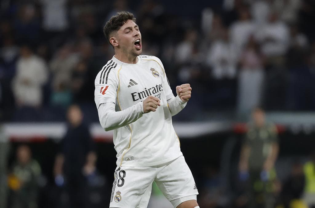 Valverde en el Bernabéu.