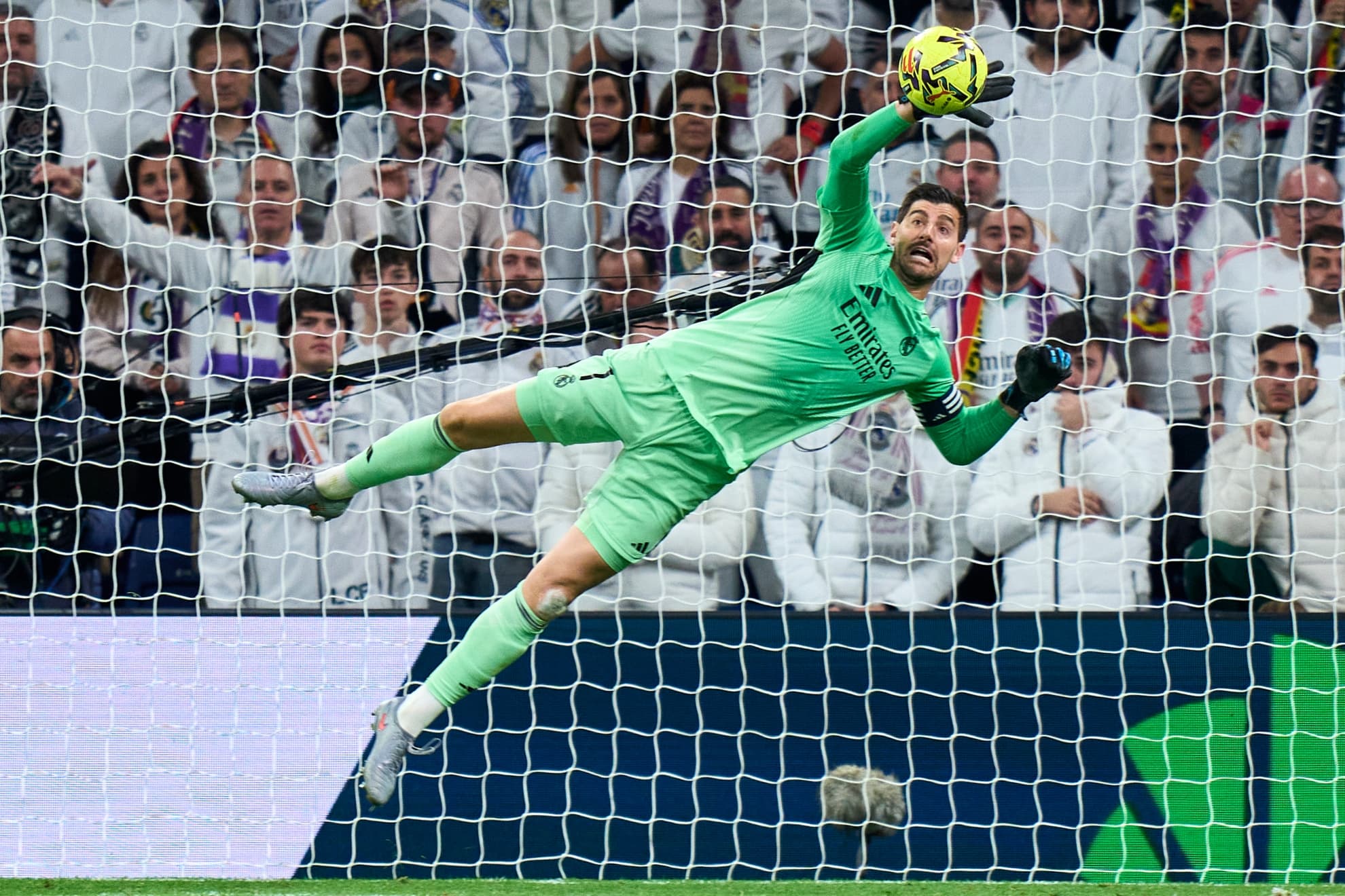 Intervención de Thibaut Courtois.