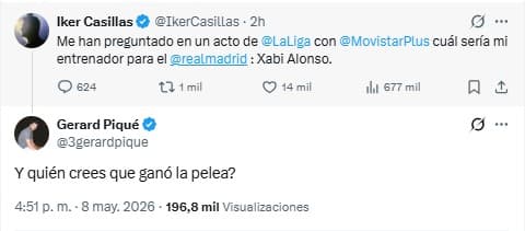 Respuesta de Piqué a Casillas
