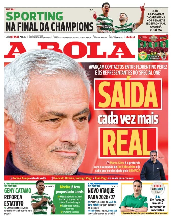 Portada de A Bola.