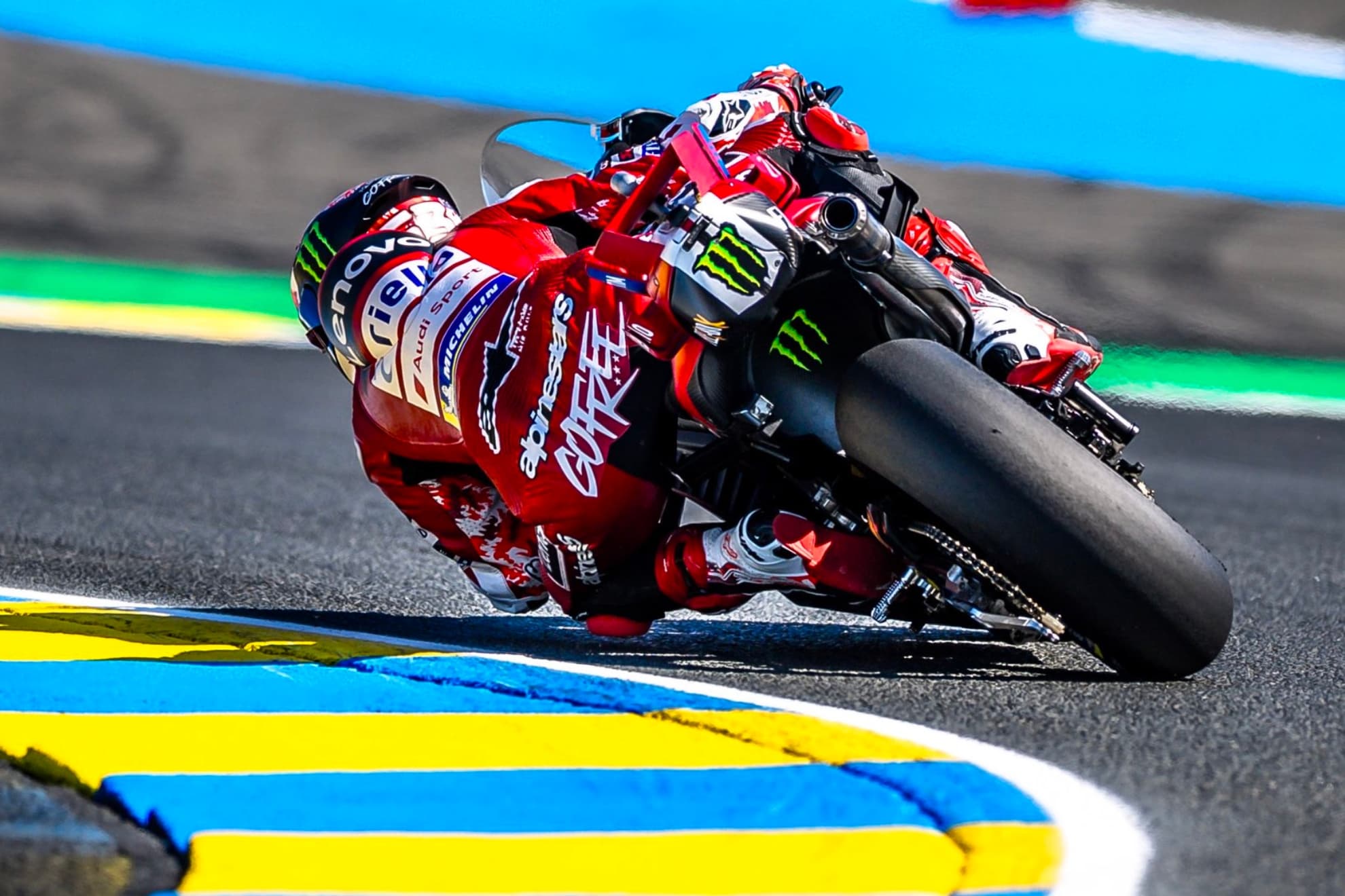 Pecco Bagnaia, en Le Mans.