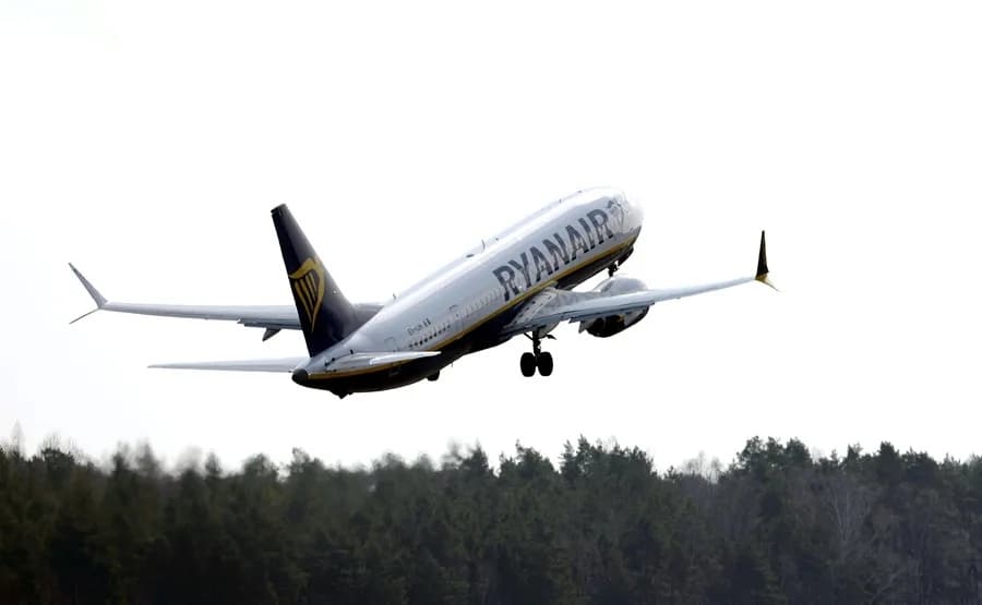 Un avión de Ryanair