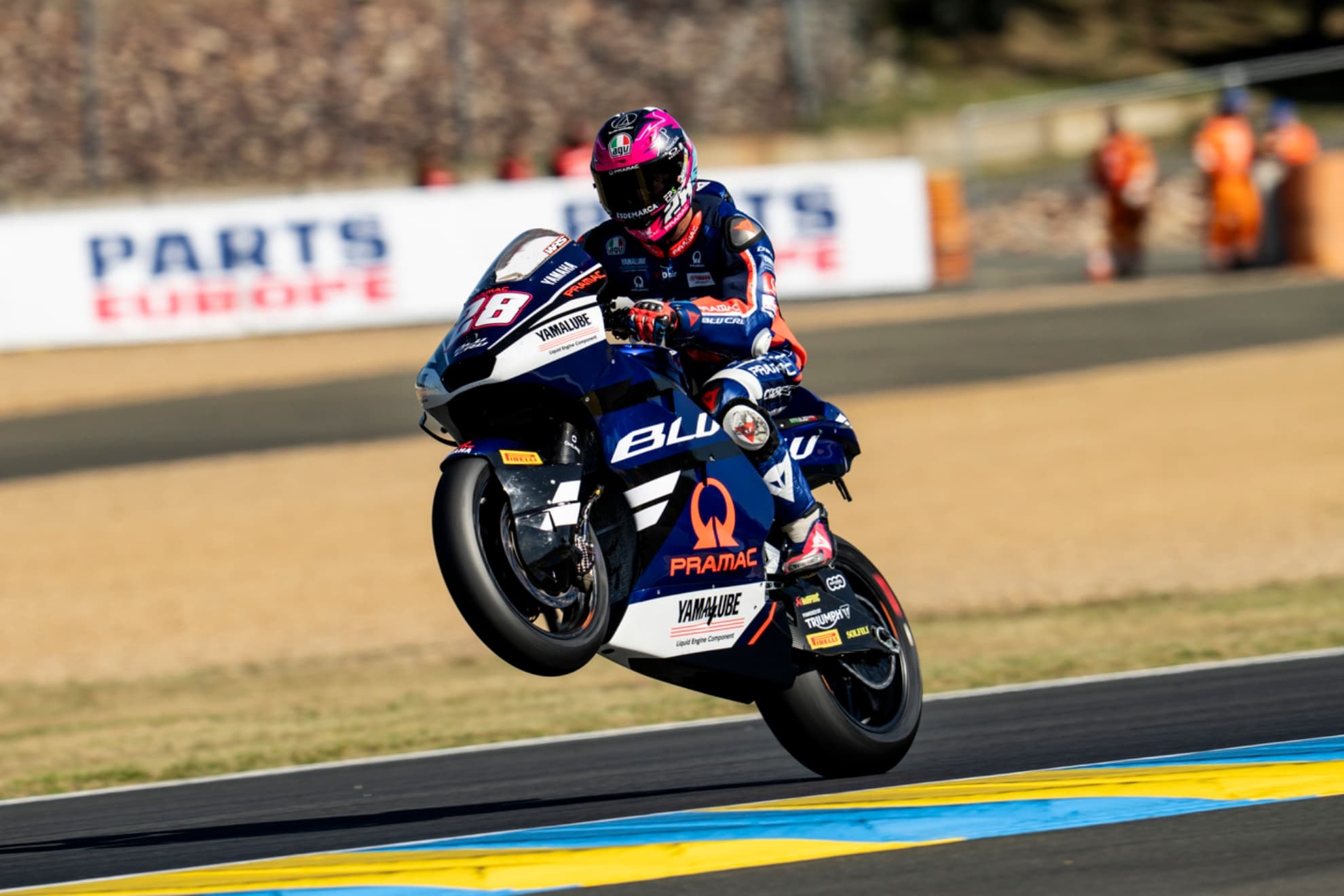 Izan Guevara, en Le Mans.