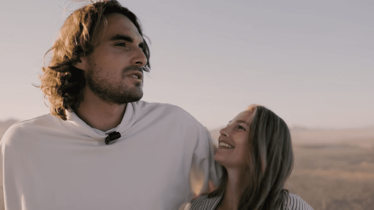 Tsitsipas y su nueva pareja, Kristen Thomas