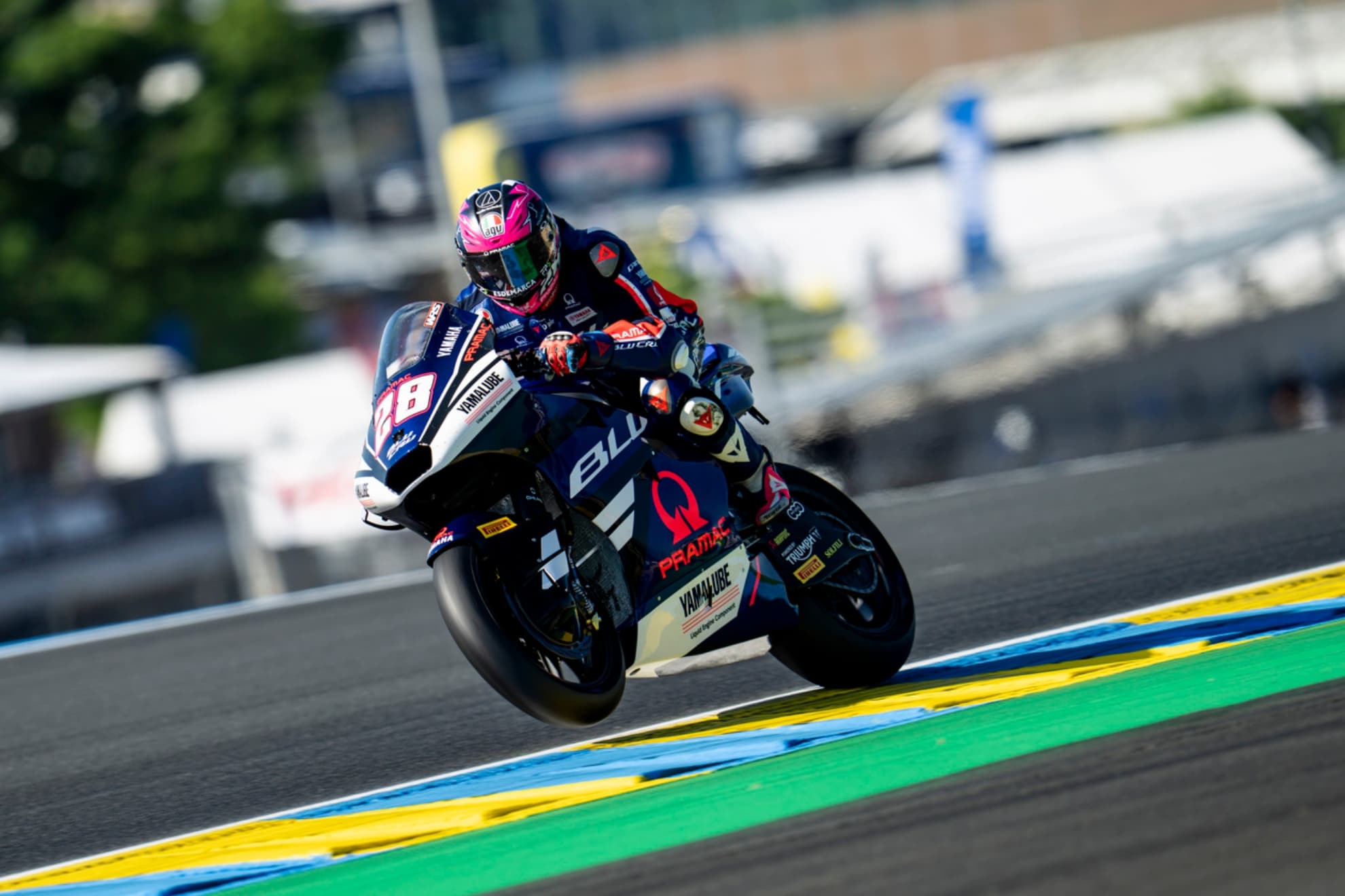 Izan Guevara, en Le Mans.