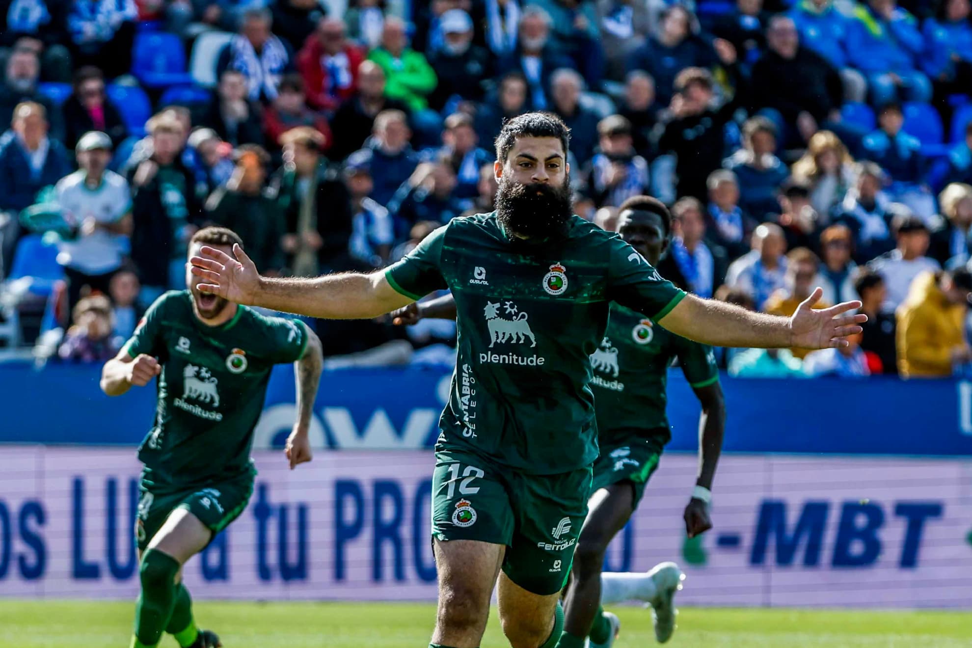 Asier Villalibre, celebrando su gol al Leganés.