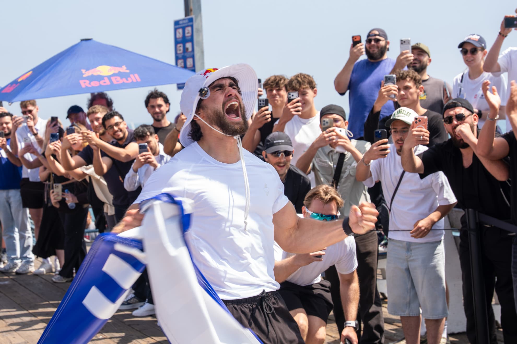 Arda Saatçi, tras completar la Red Bull Cyborg Season Ultra 600 de 2026 en Santa Mónica
