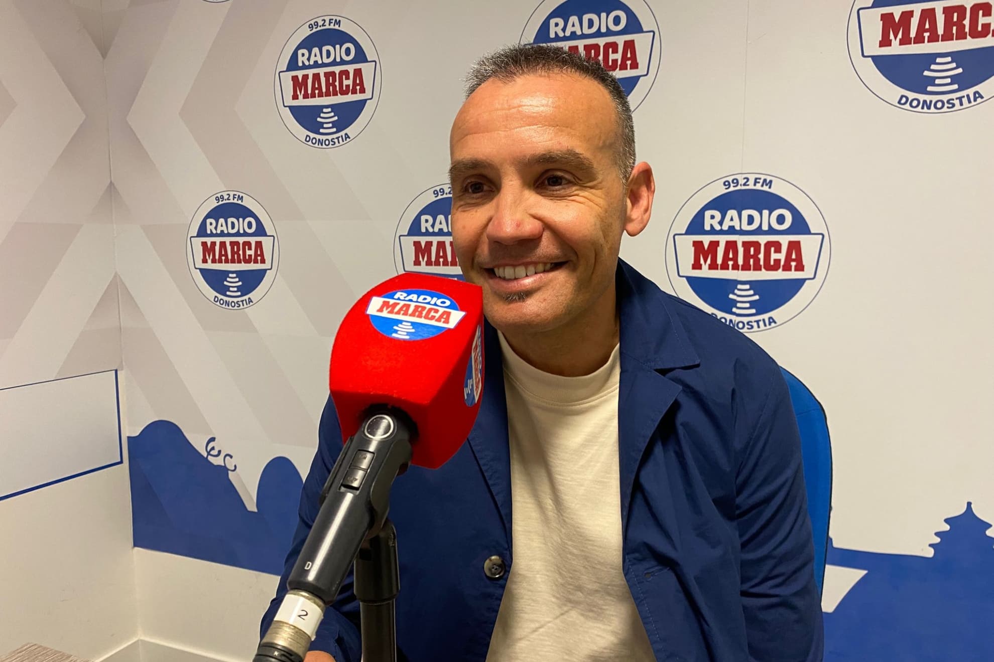Sergio Francisco, durante su entrevista en Radio MARCA Donostia.