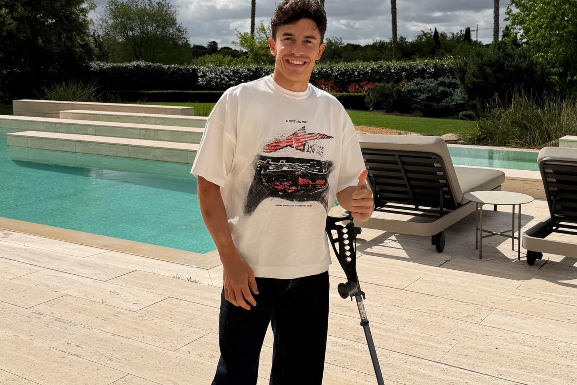 Marc Márquez, en Madrid.