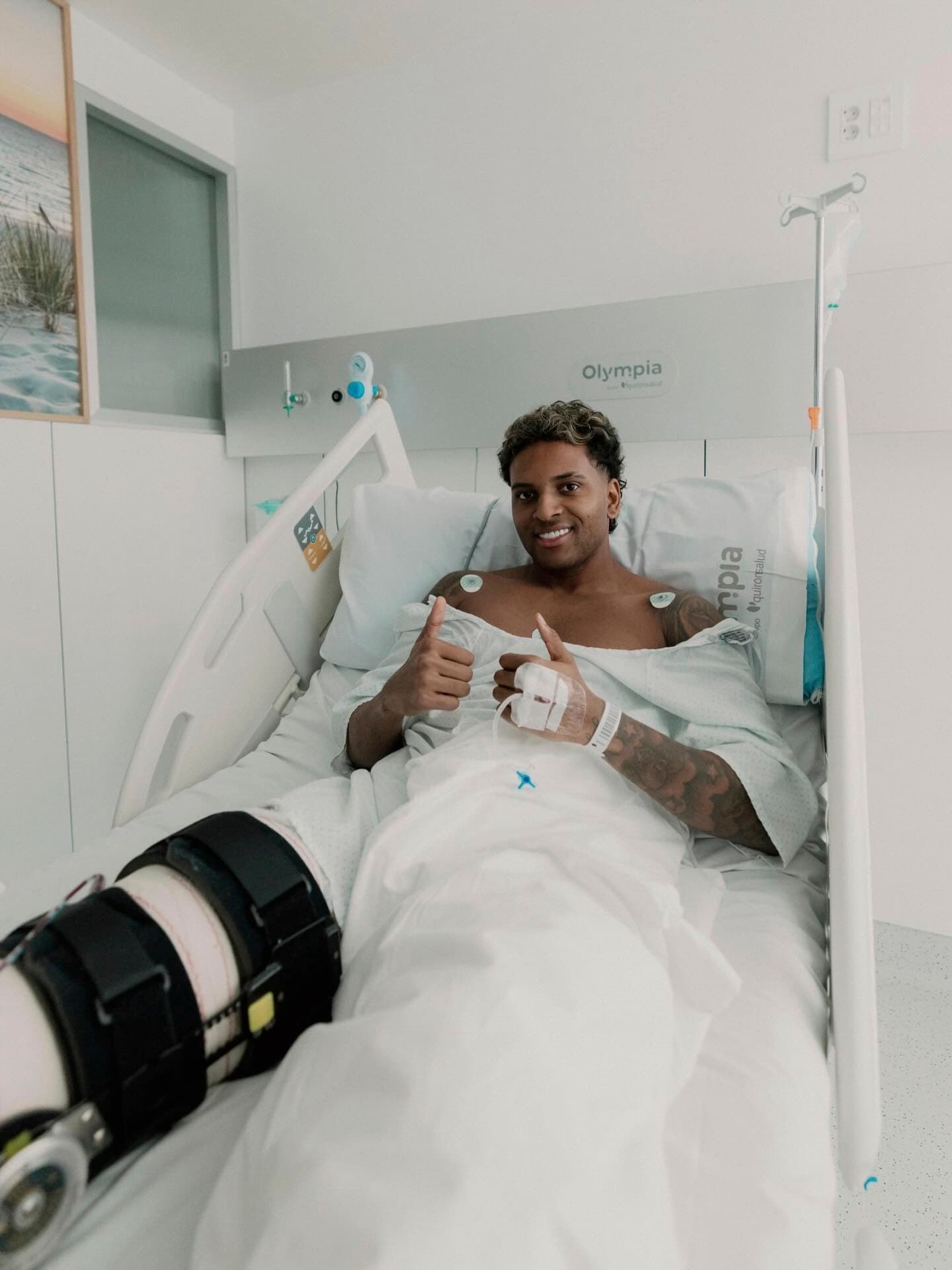 Rodrygo tras la operación