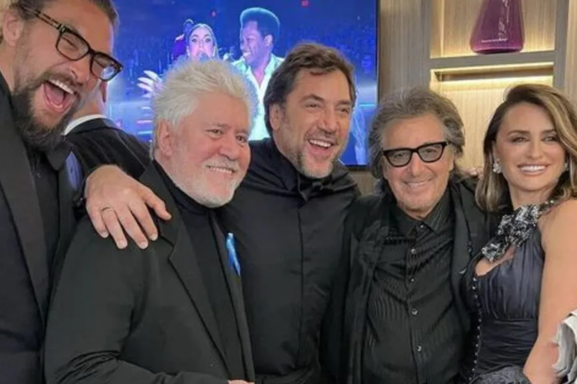 Pedro Almodóvar y Javier Bardem, juntos.