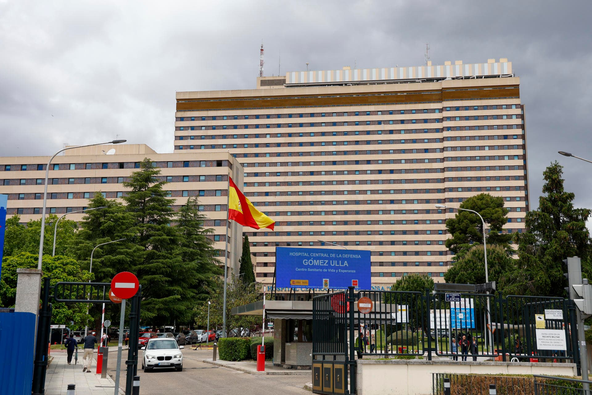 Vista general del Hospital Gómez Ulla en Madrid, este lunes.
