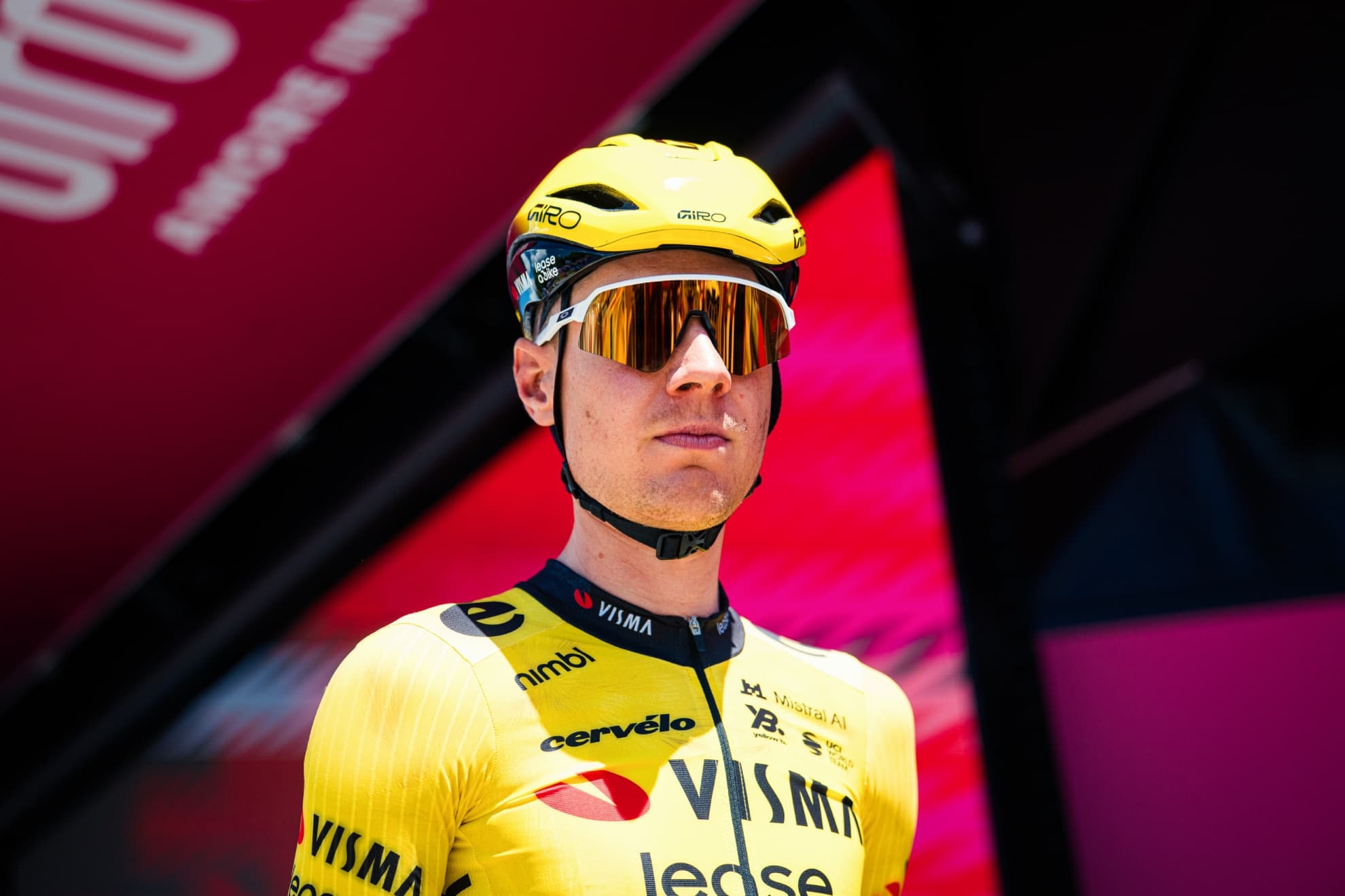 Kelderman, en el Giro.