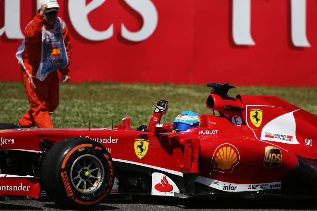 Fernando Alonso (ESP) Ferrari. en el G.P. de España, quinta prueba del Mundial, en el circuito de Montmeló, Domingo 12 de mayo de 2013.