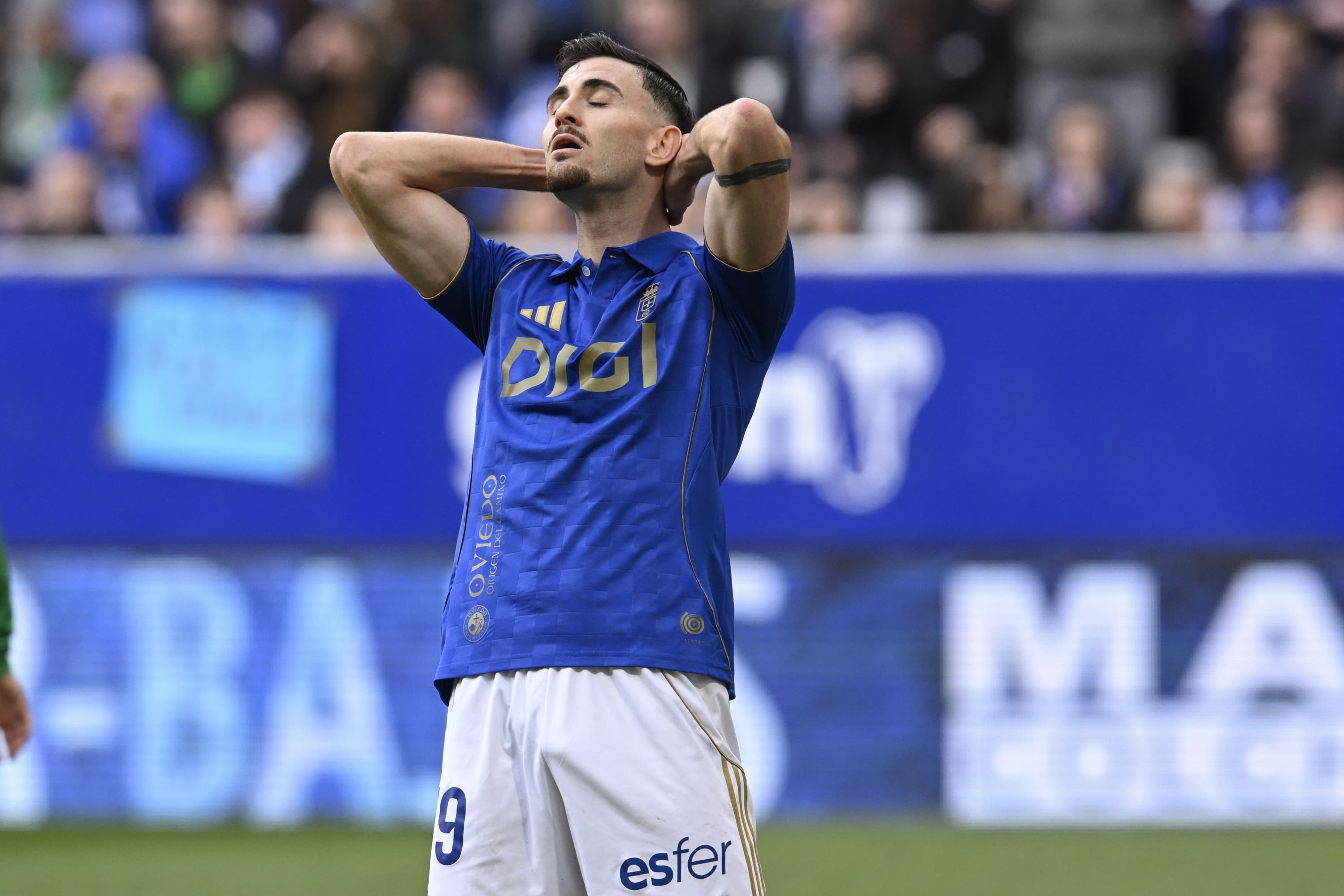 Aléx Forés, durante el encuentro ante el Real Betis