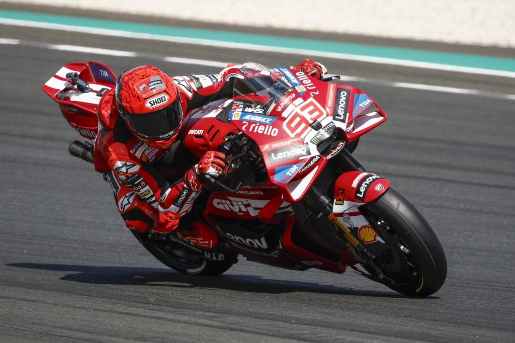 Marc Márquez, durante el pasado GP de Francia