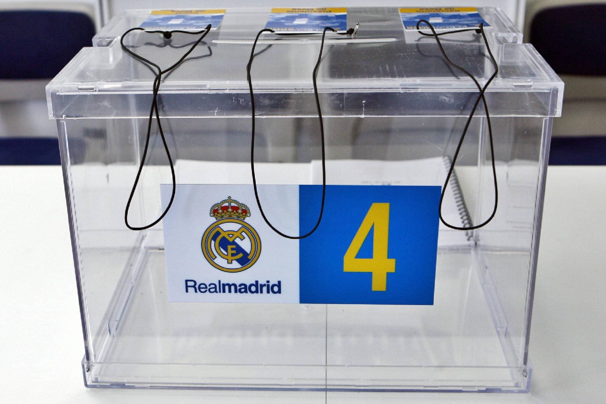 Una urna en las elecciones del Real Madrid