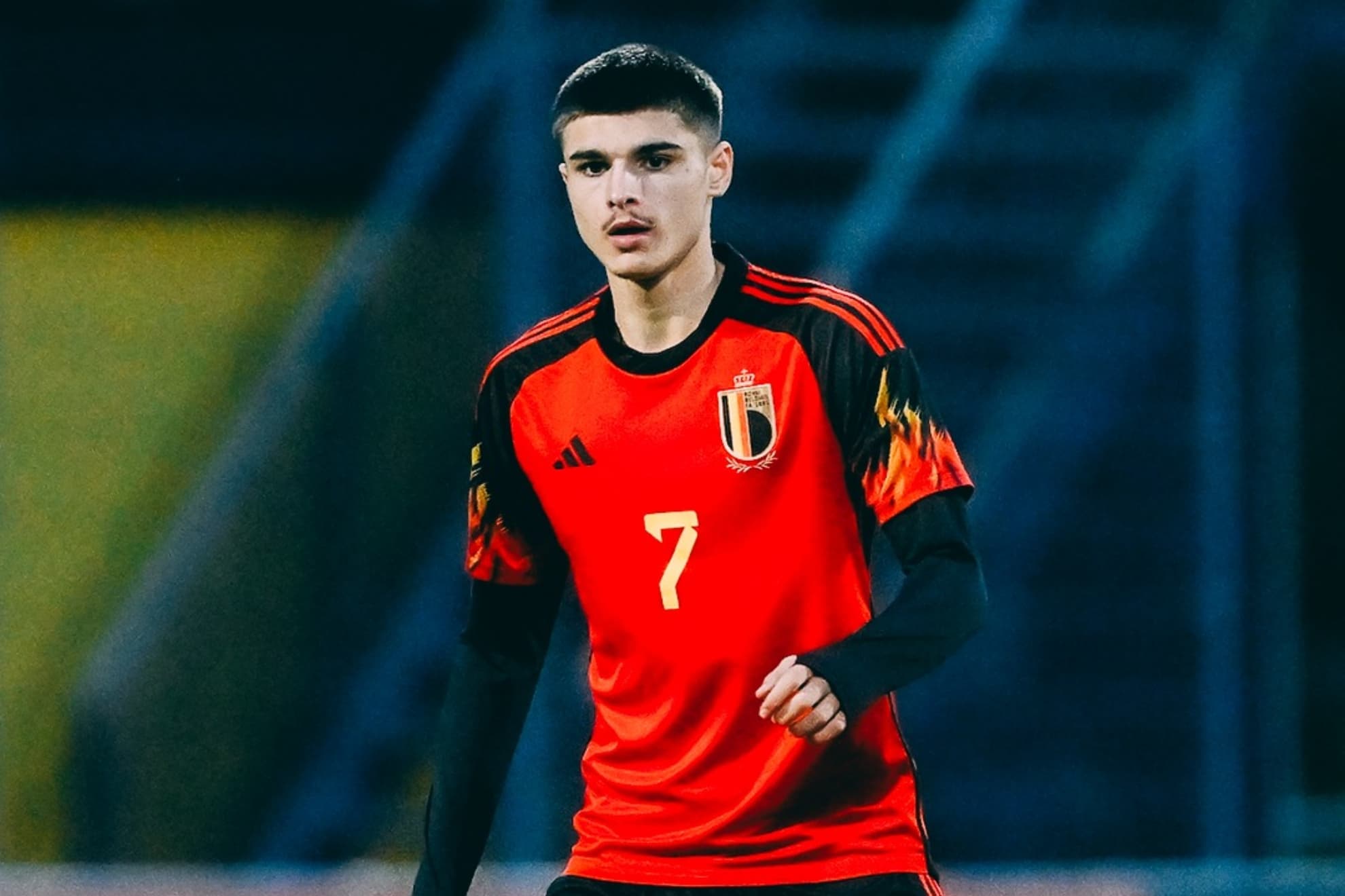 Matías Fernández-Pardo, con Bélgica.