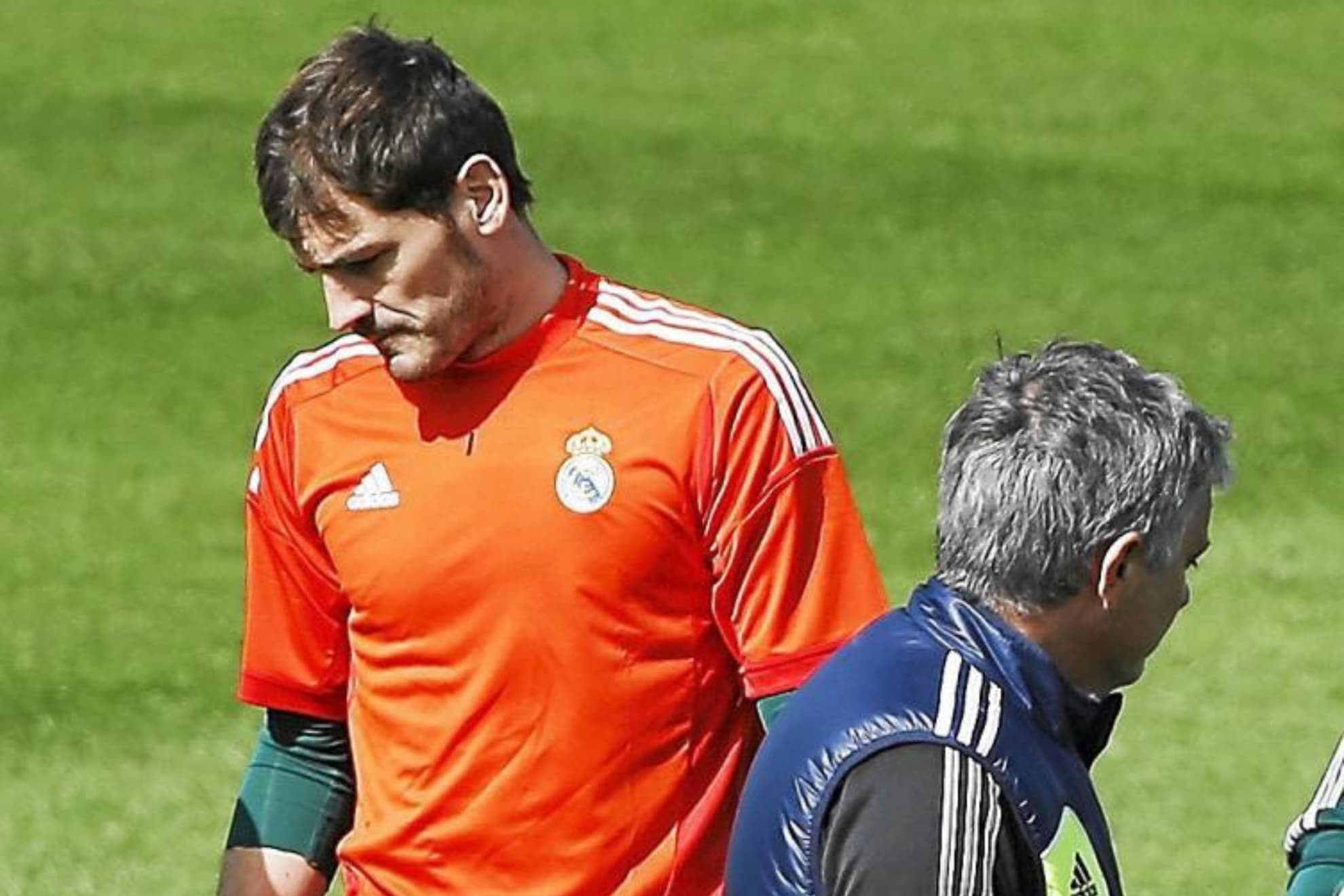 Iker Casillas y José Mourinho