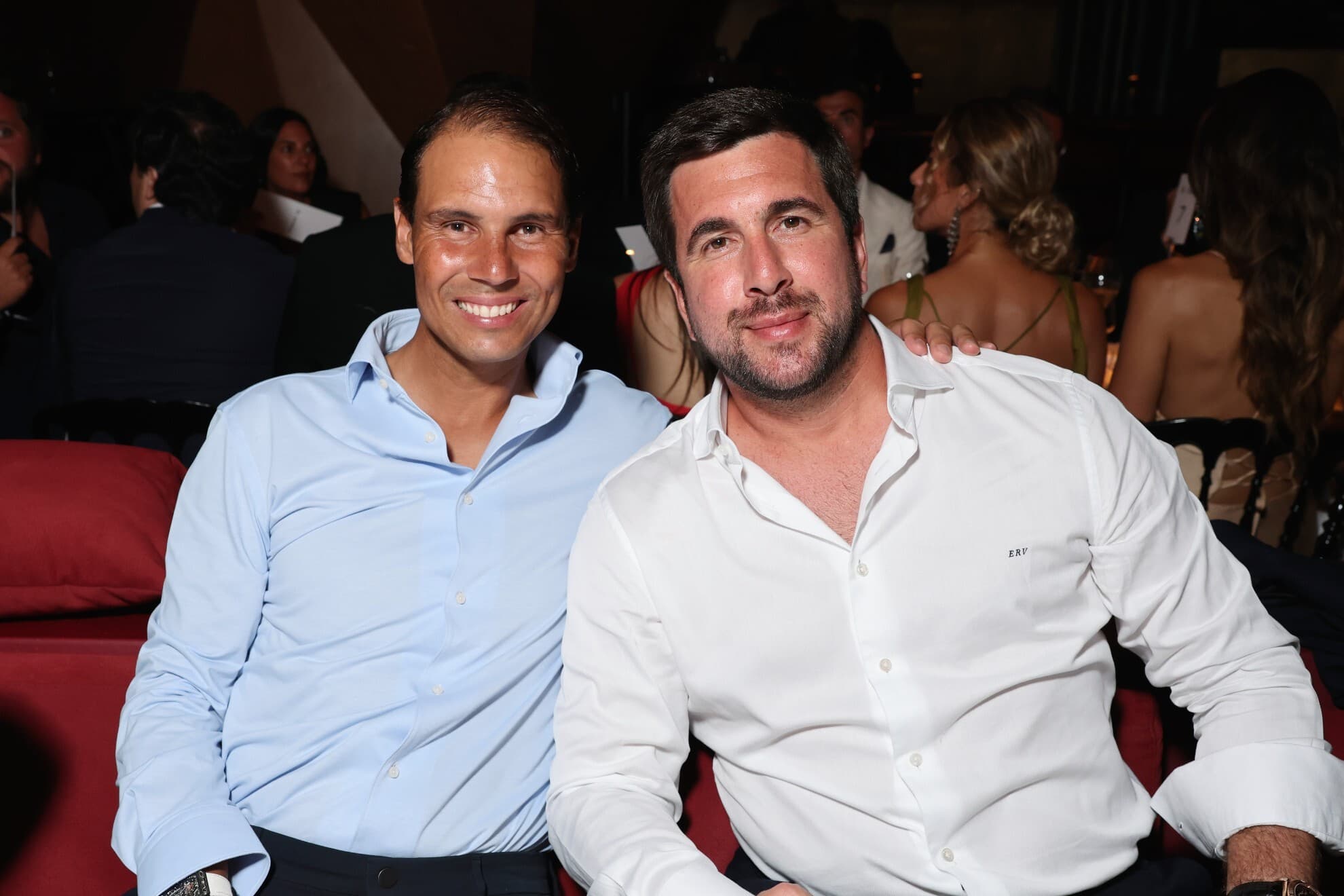 Rafa Nadal junto a Enrique Riquelme.