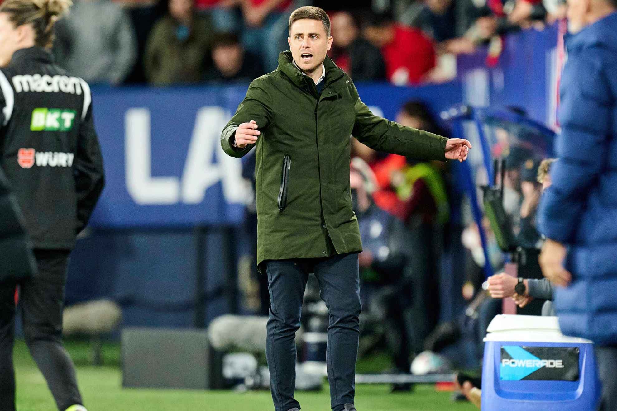 Alessio Lisci, durante el partido ante el Atlético