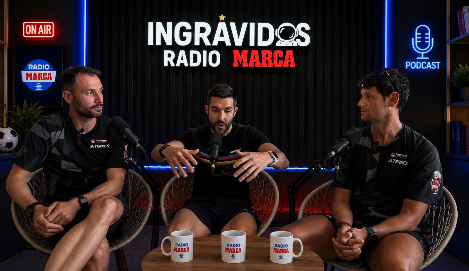 Un momento del programa ingrÁvidos, en Radio MARCA.