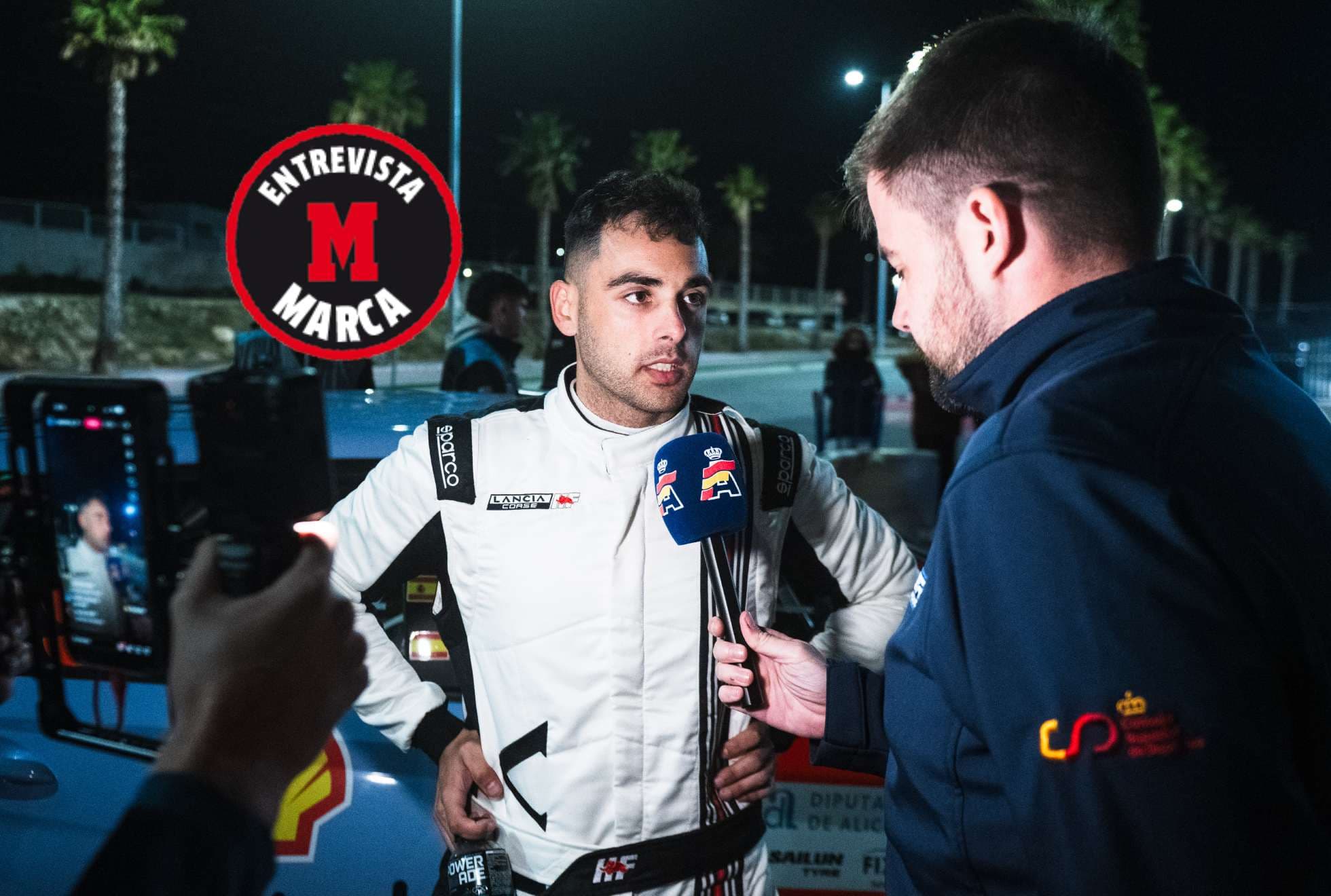 Diego Ruiloba en su debut con Lancia en La Nucía.