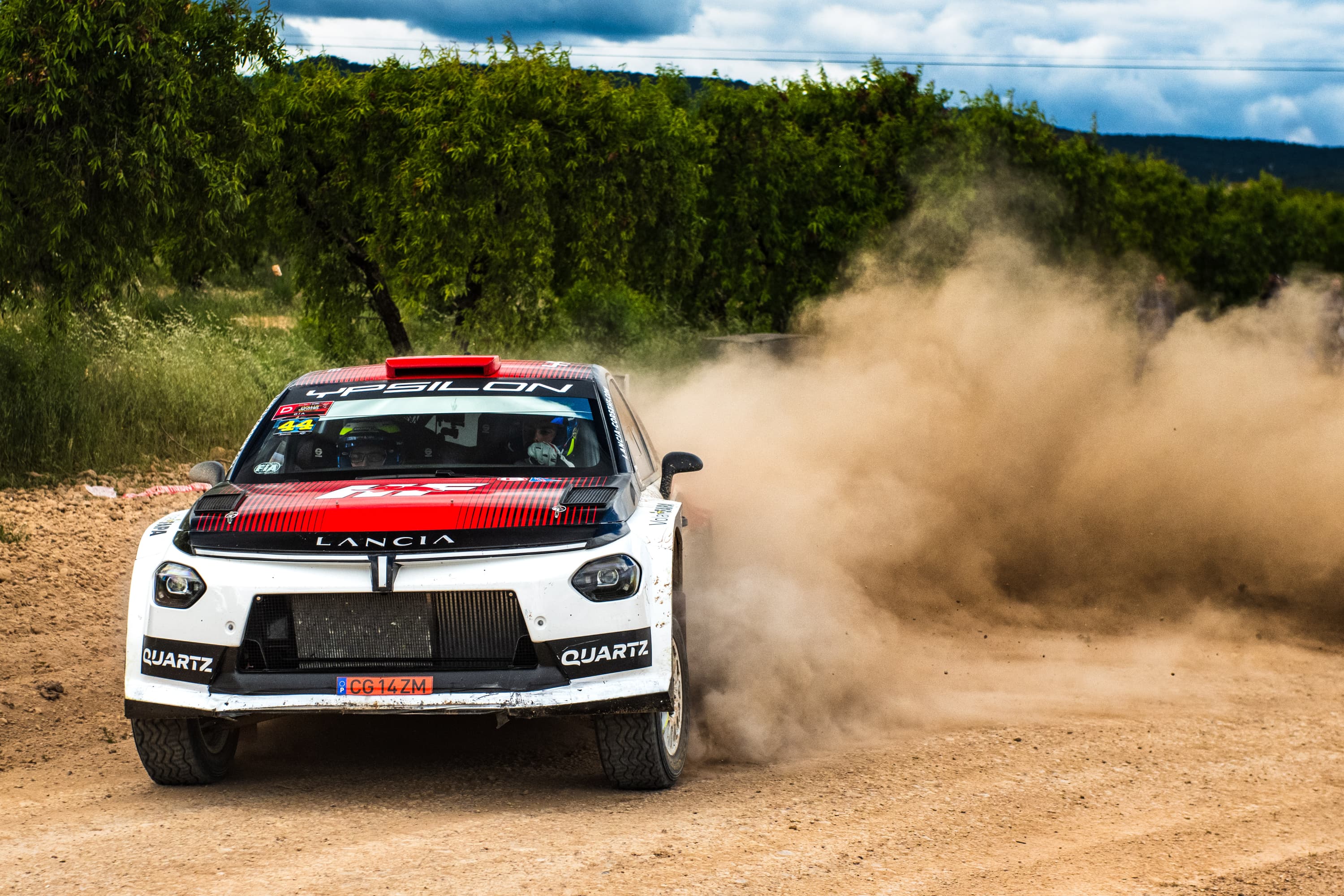 Primer test en tierra del Lancia Ypsilon Rally2 HF Integrale.