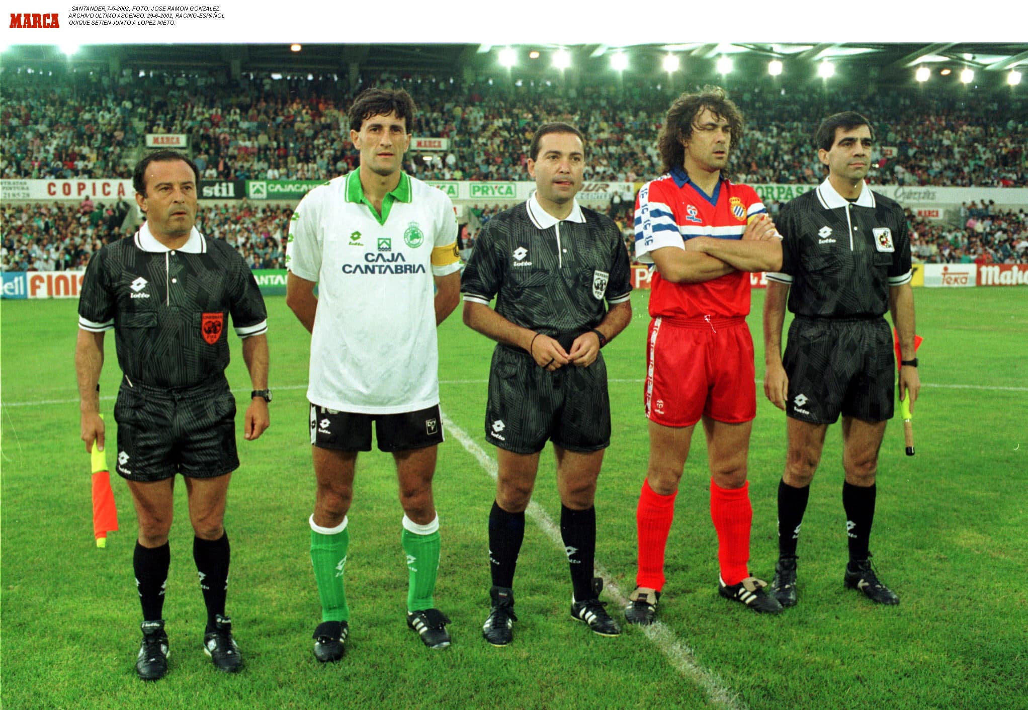 Setién, en el partido del Espanyol del ascenso de 1993