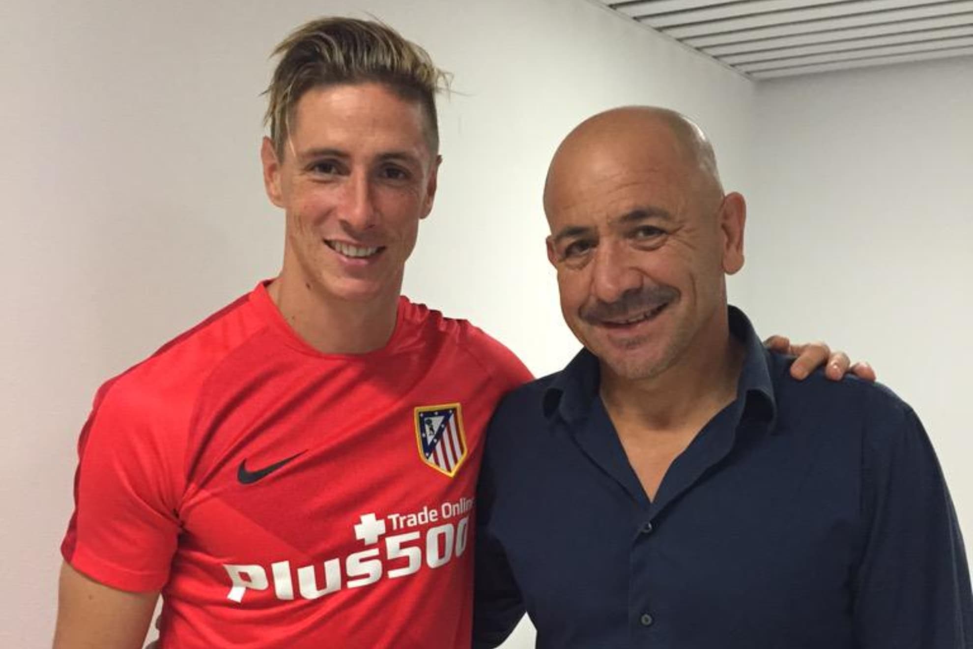 Fernando Torres y Claudio Barragán en 2015.